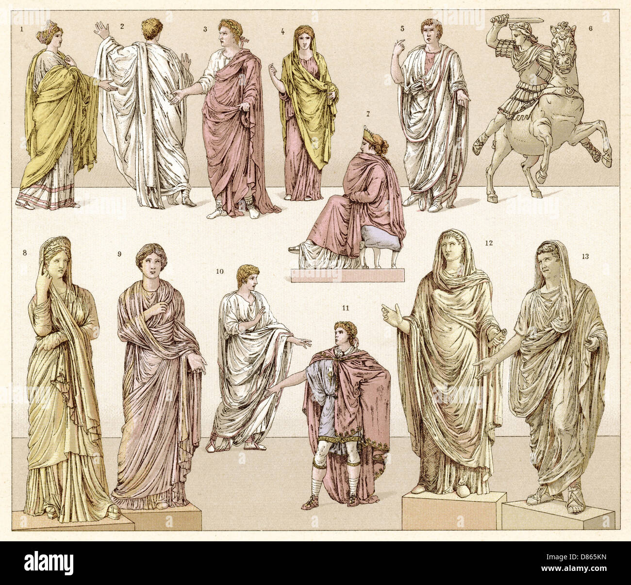 Roman robes costume hi-res stock photography and images - Alamy