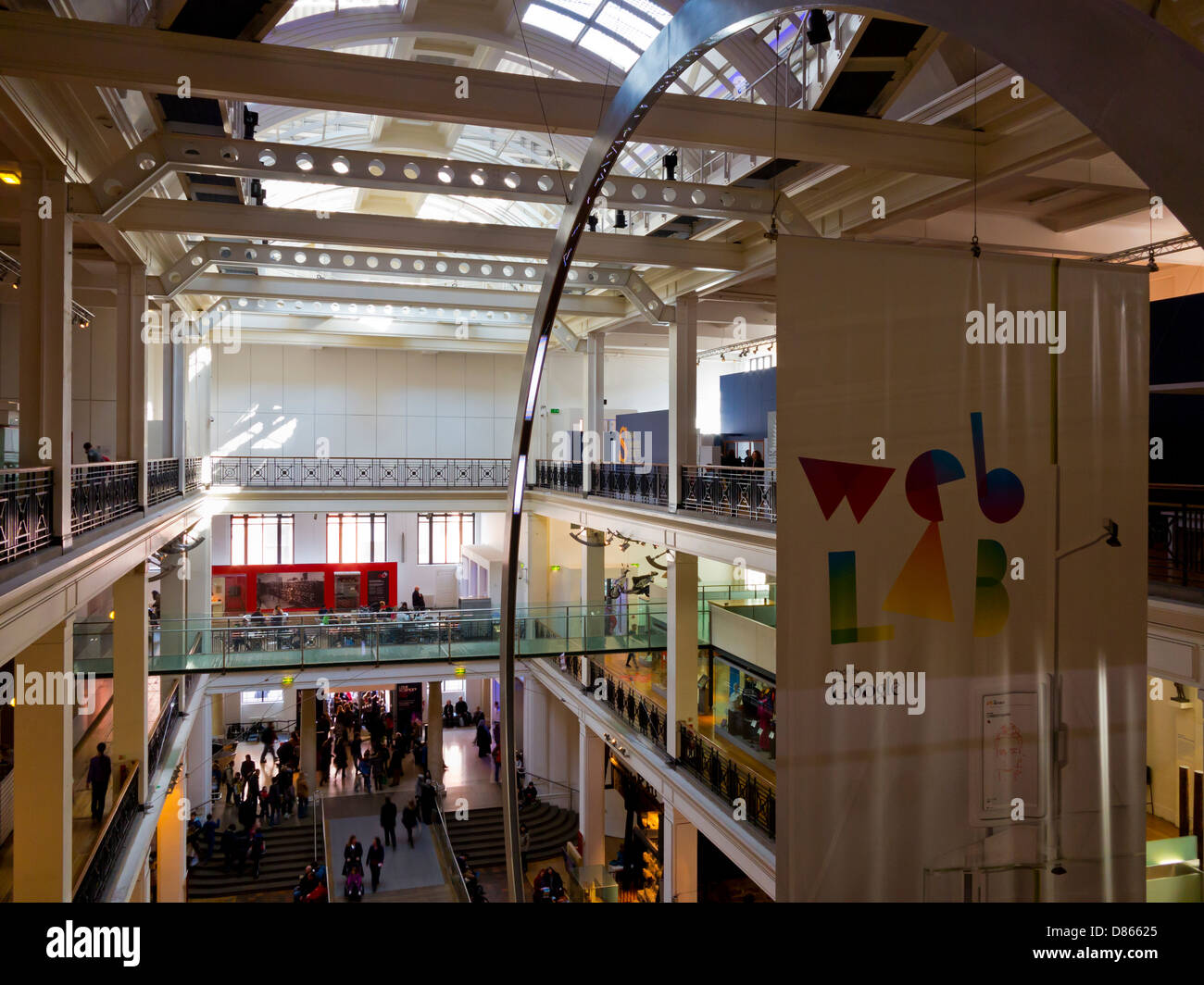 Exhibits in the Entrance Hall of the Science Museum one of the most