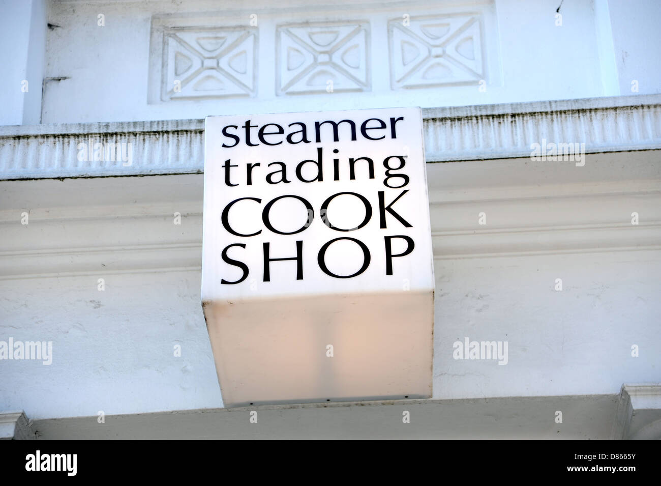 Steamer Trading Cook Shop in Brighton UK Stock Photo Alamy