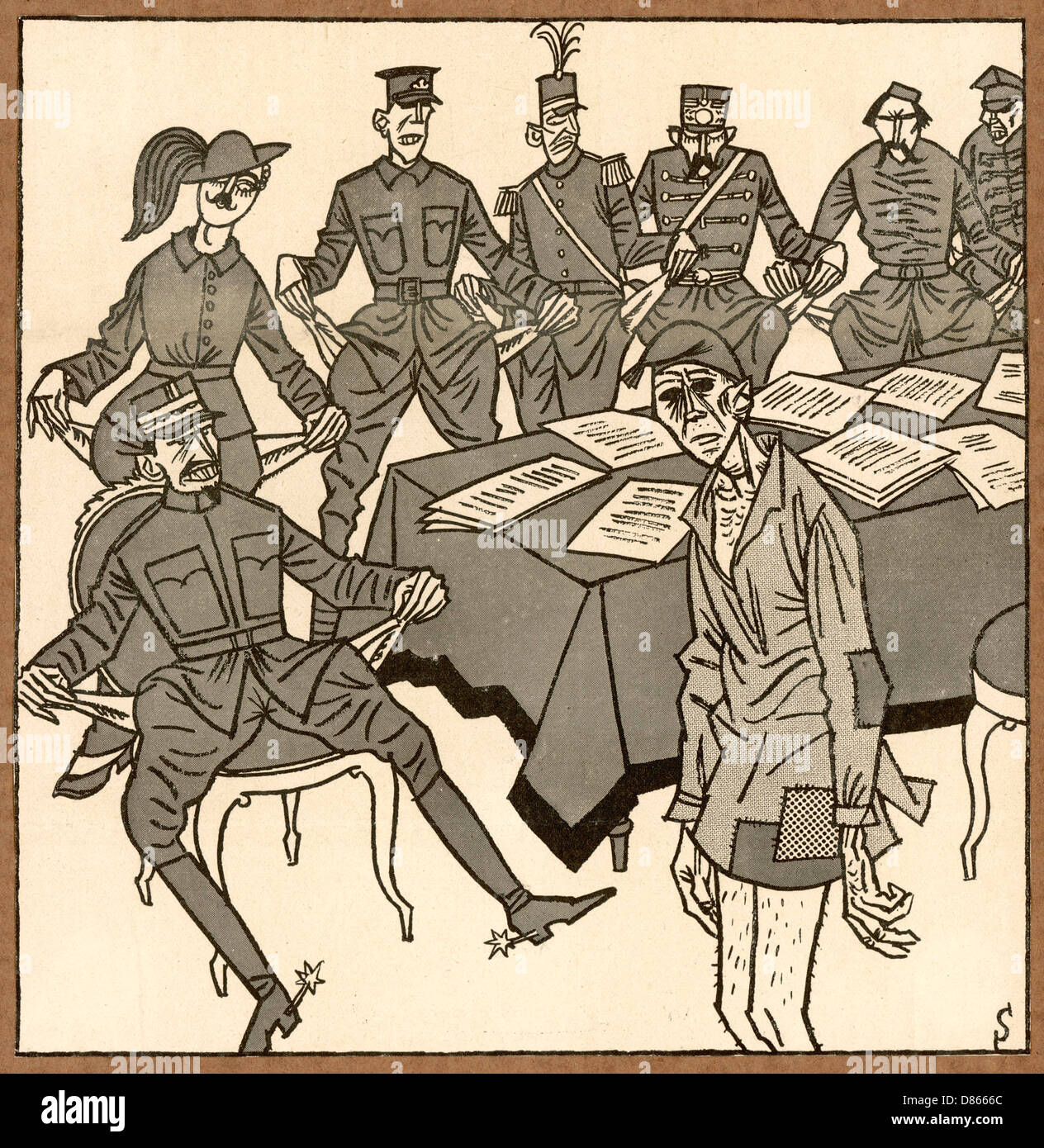 Treaty Of Versailles Cartoon High Resolution Stock Photography And Images Alamy