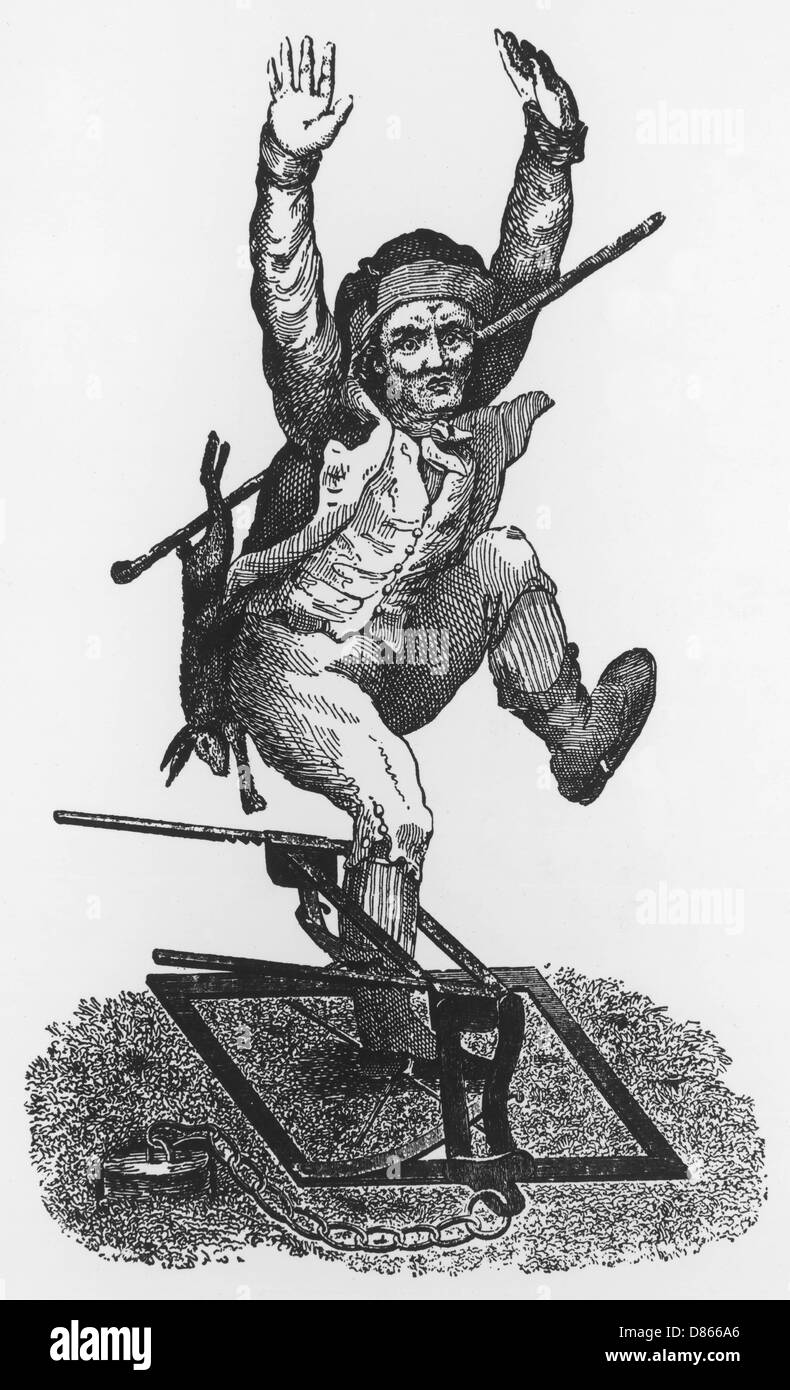 Poacher Caught In Trap Stock Photo Alamy