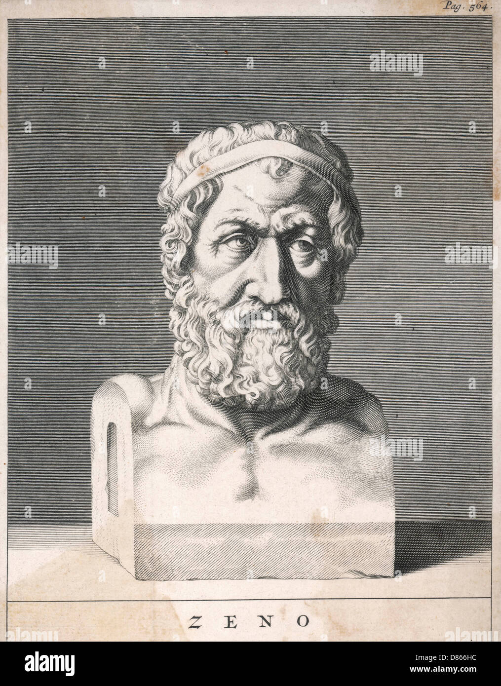Zeno Of Citium Greek Philosopher Stock Photo - Alamy