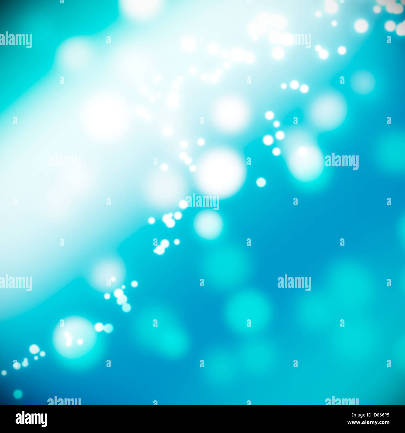 Abstract background with bokeh lights and stars Stock Photo - Alamy