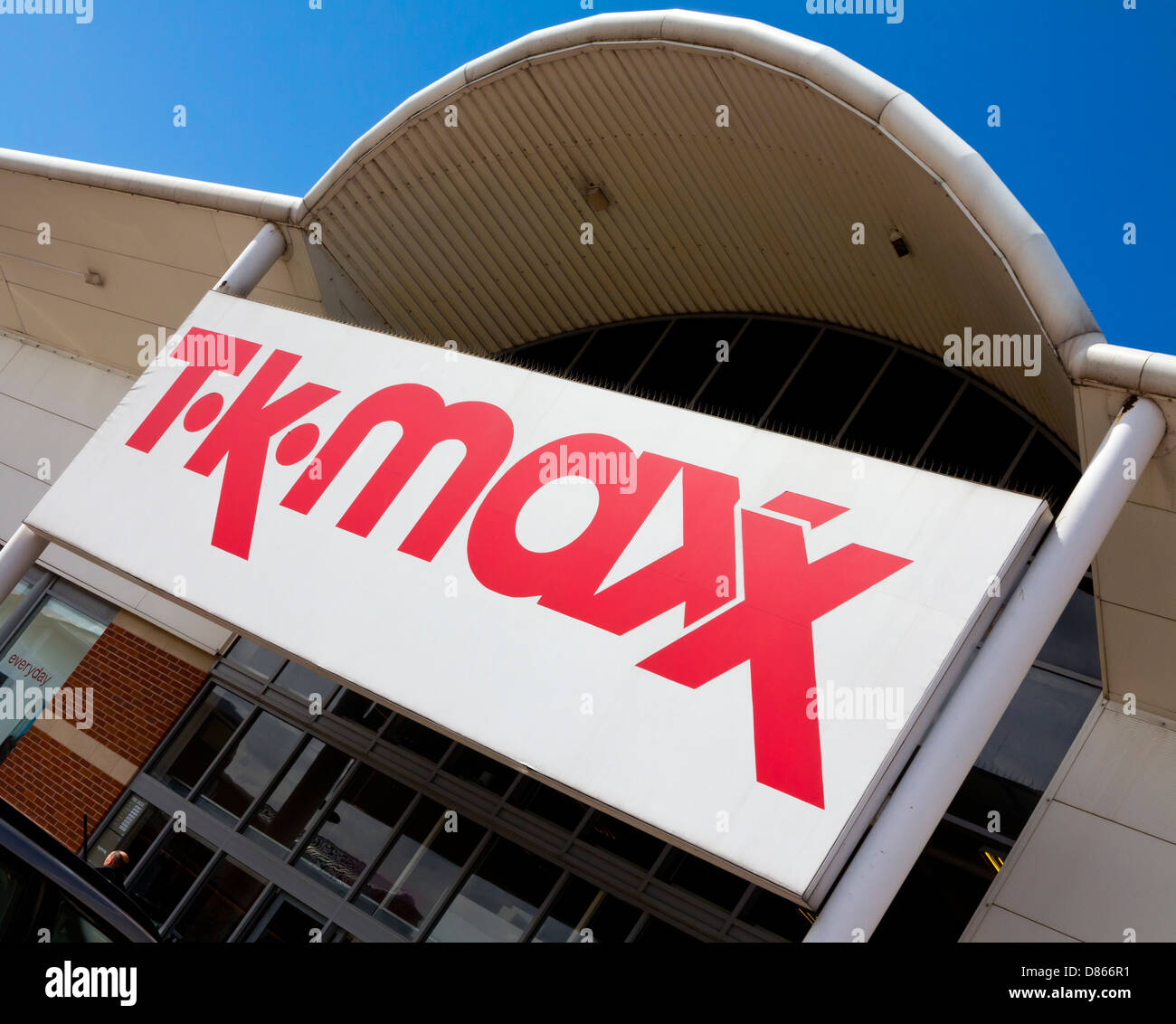 Branch of TK Maxx in large shopping centre Mansfield Nottinghamshire England UK Stock Photo
