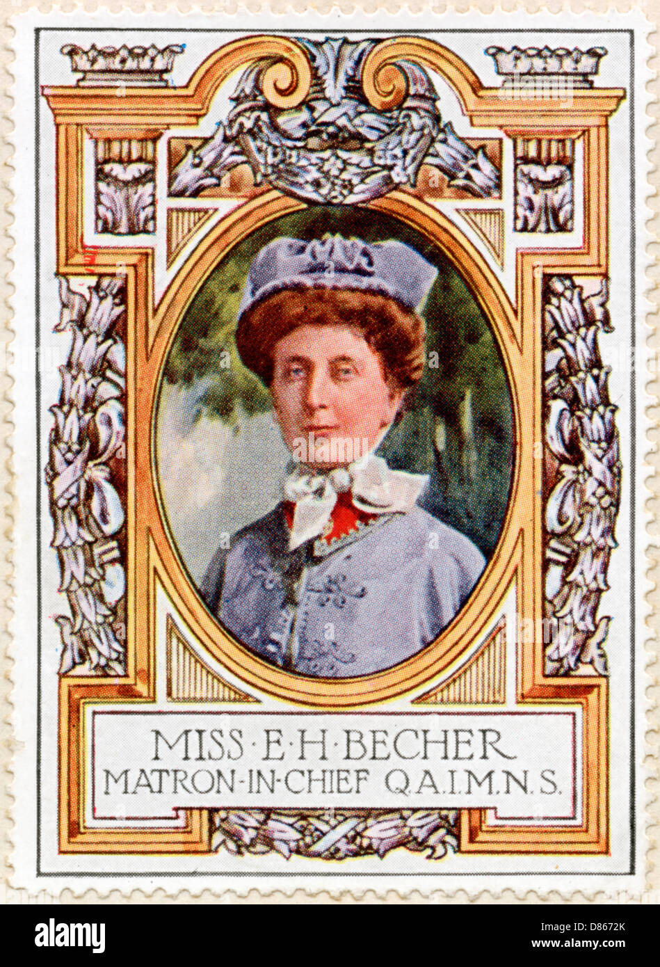 Dame Ethel Becher Stamp Stock Photo