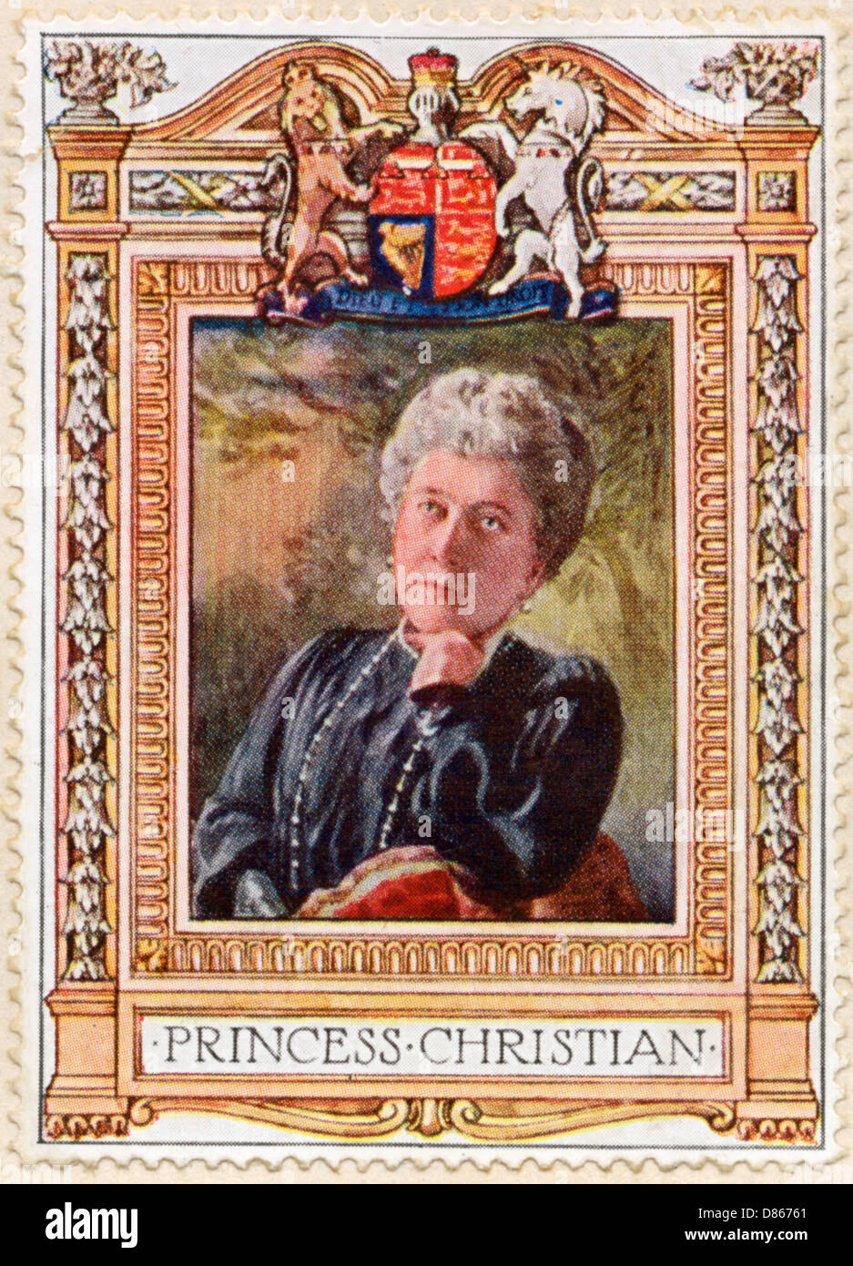 Princess Christian / Stamp Stock Photo