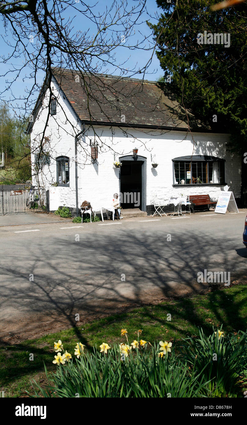 Old Craft Centre Tea Room Black and White Village Trail Dilwyn