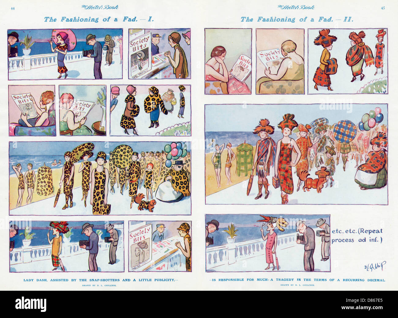 The Fashioning of a Fad Stock Photo - Alamy