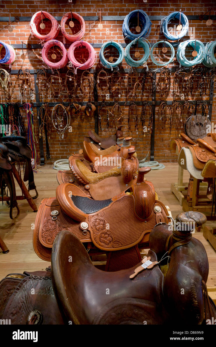 Saddles and lariats for sale at Hamley and Company world famous saddles