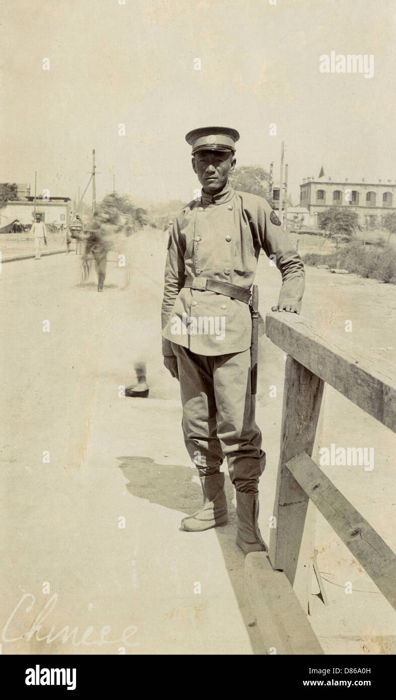 Chinese soldier Stock Photo
