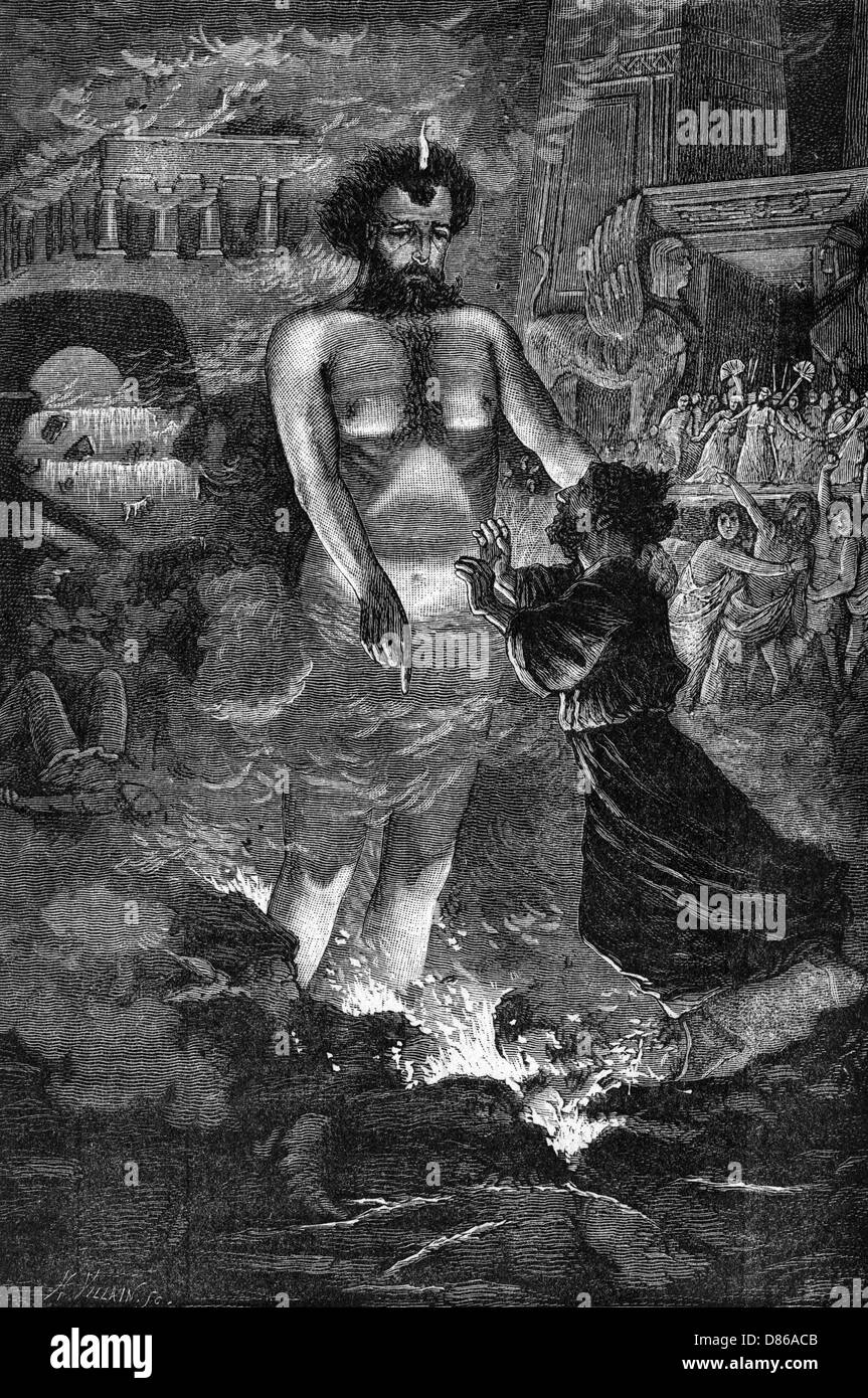 The legend of Hiram Stock Photo