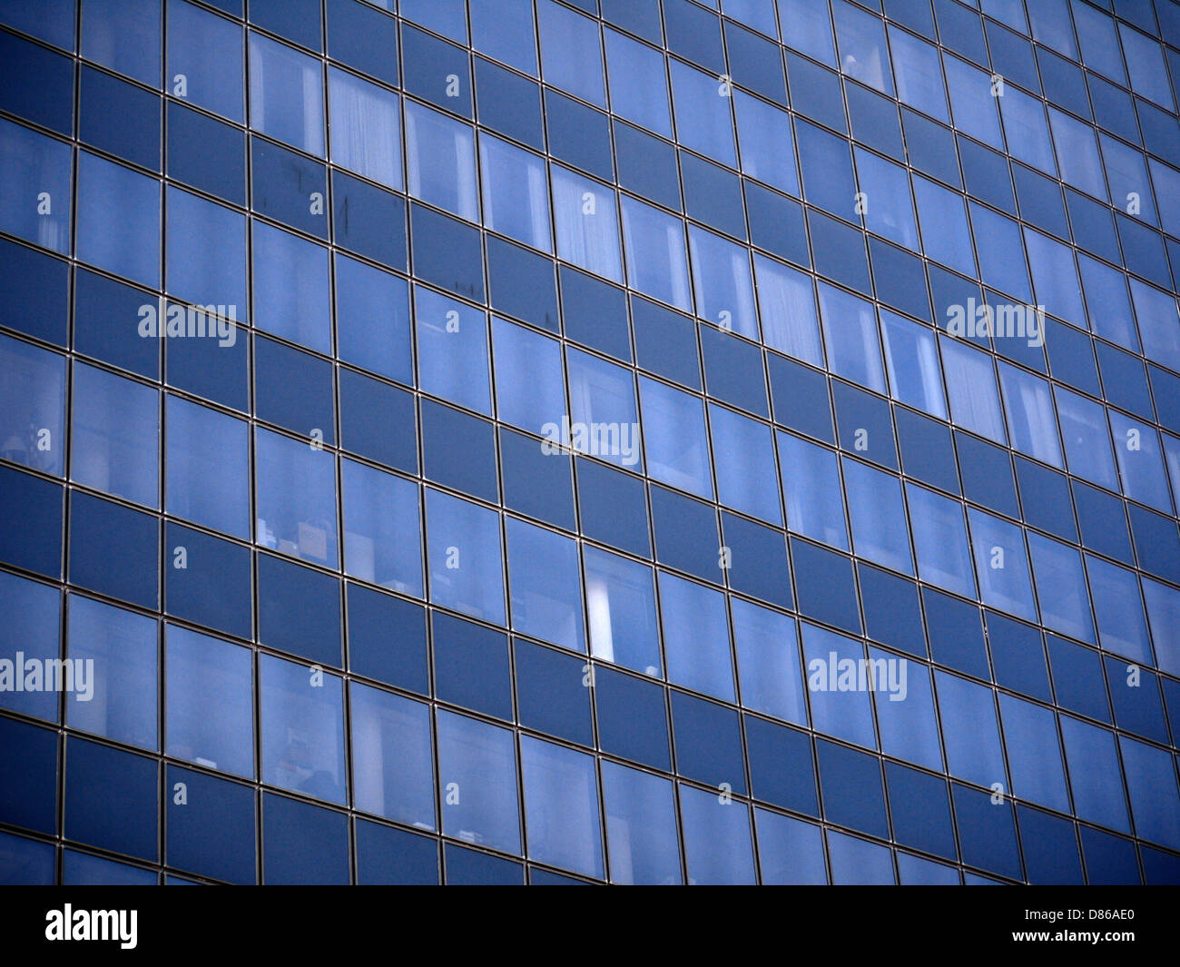 A abstract image of a office building located in downtown Tyler Texas. Stock Photo