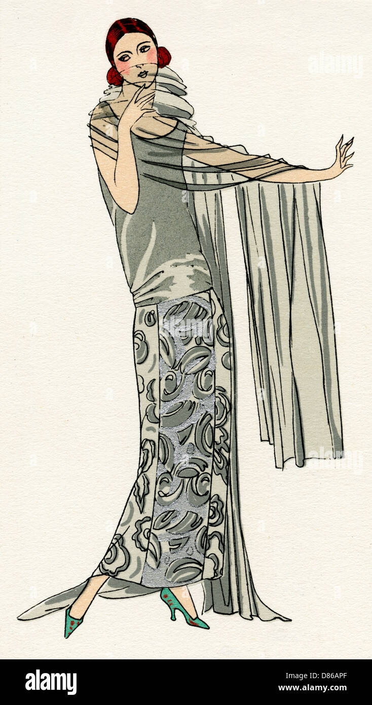 paul poiret evening dress Paul Poiret And Fashion Trends: 1907-1908