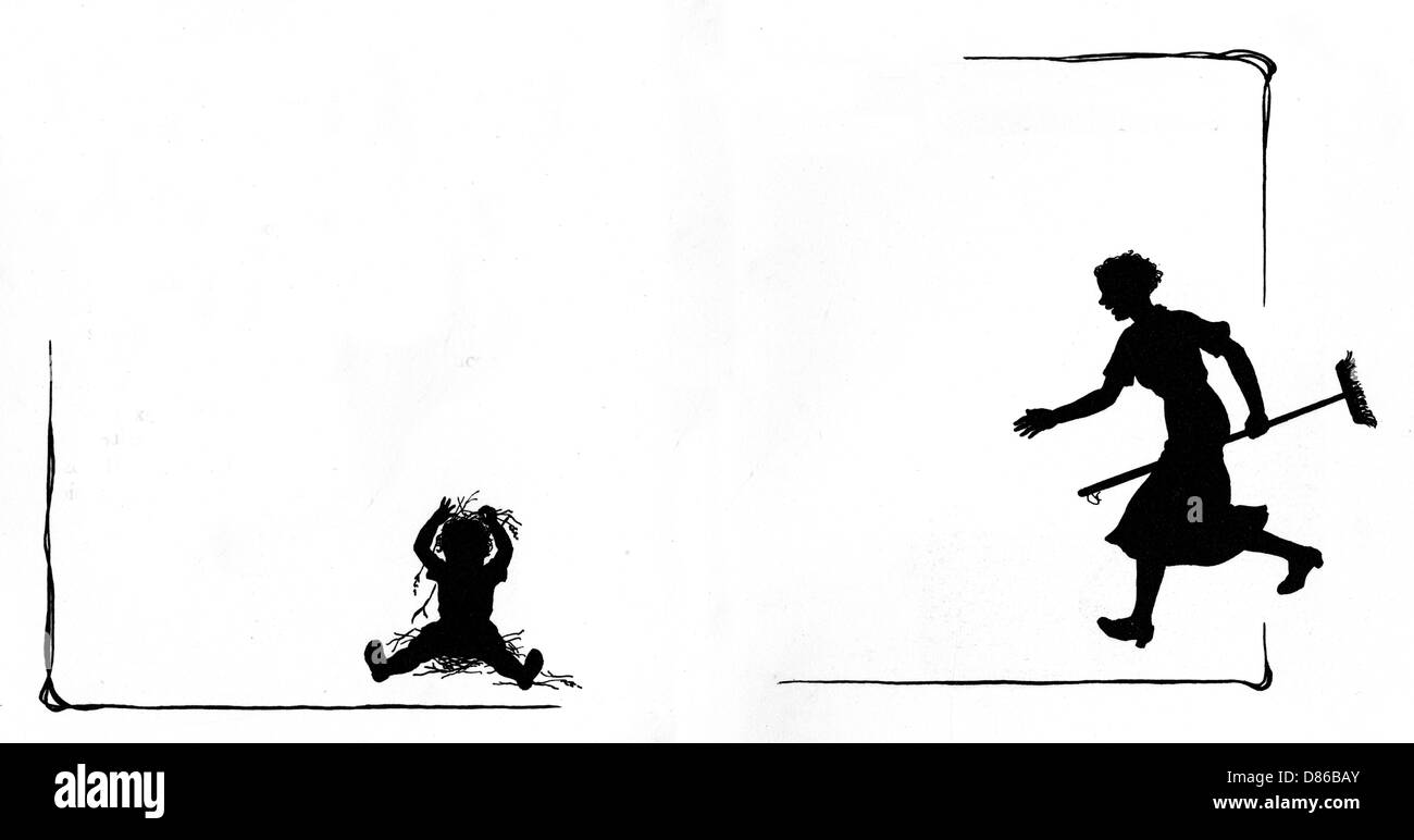 Mother child play in Black and White Stock Photos & Images - Alamy