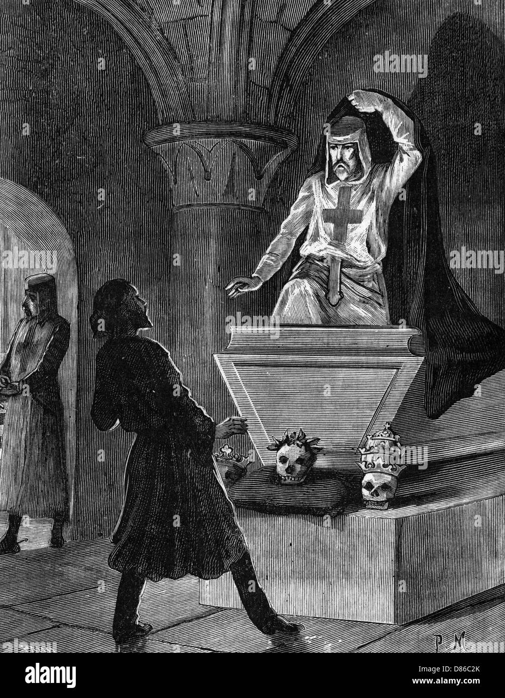 Initiation of the Knight Kadosh Stock Photo Alamy Initiation of the Knight Kadosh Stock Photo Alamy