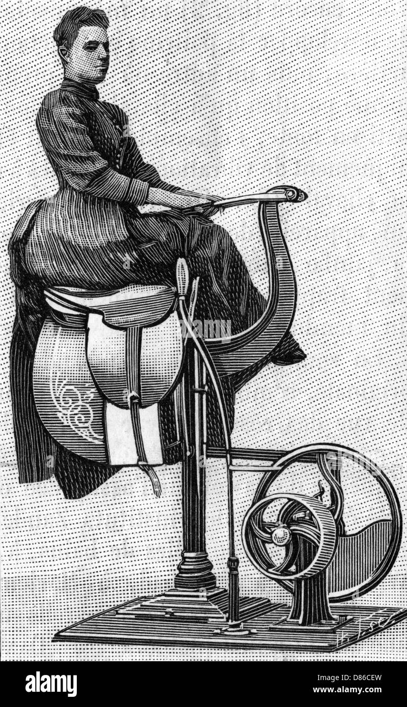 Dr. Zander's apparatus, 1897 Stock Photo