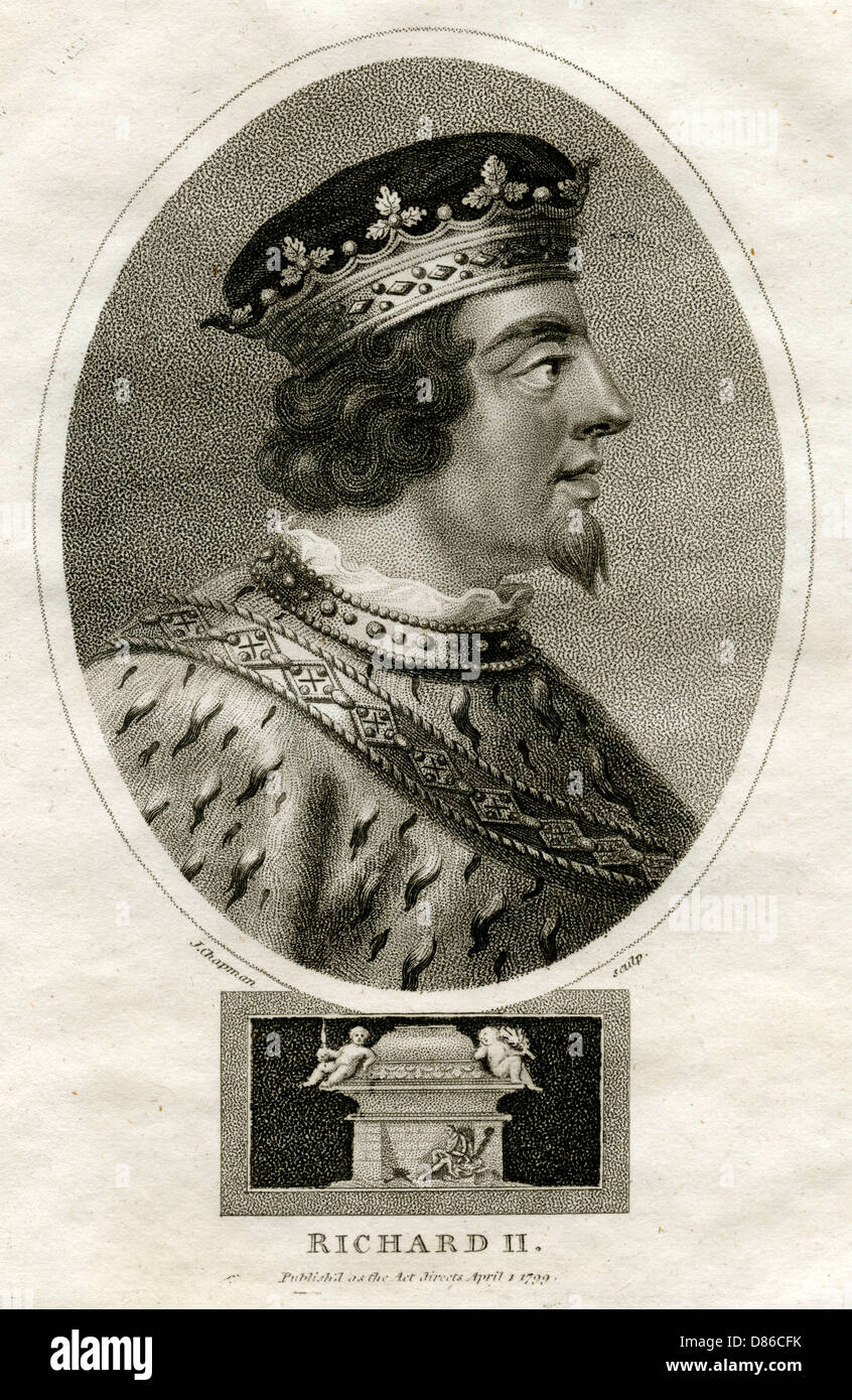 King Richard Ii Of England Stock Photo