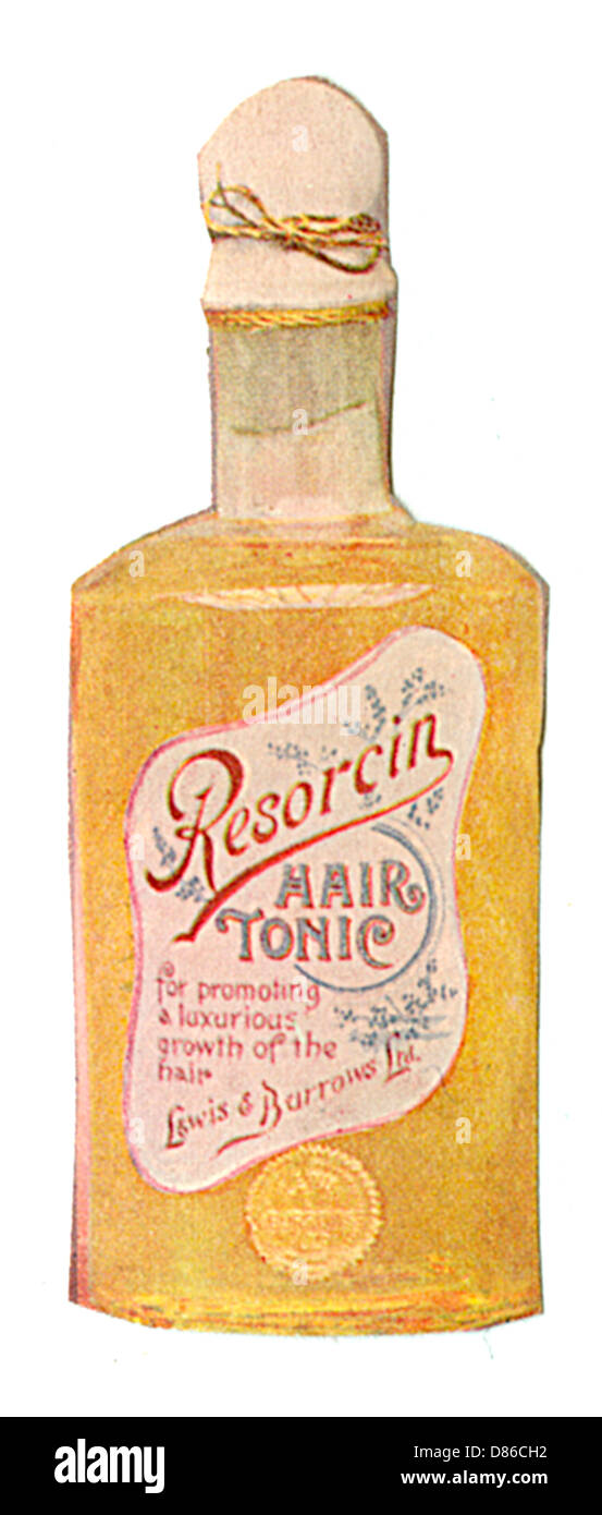 Resorcin hair tonic Stock Photo