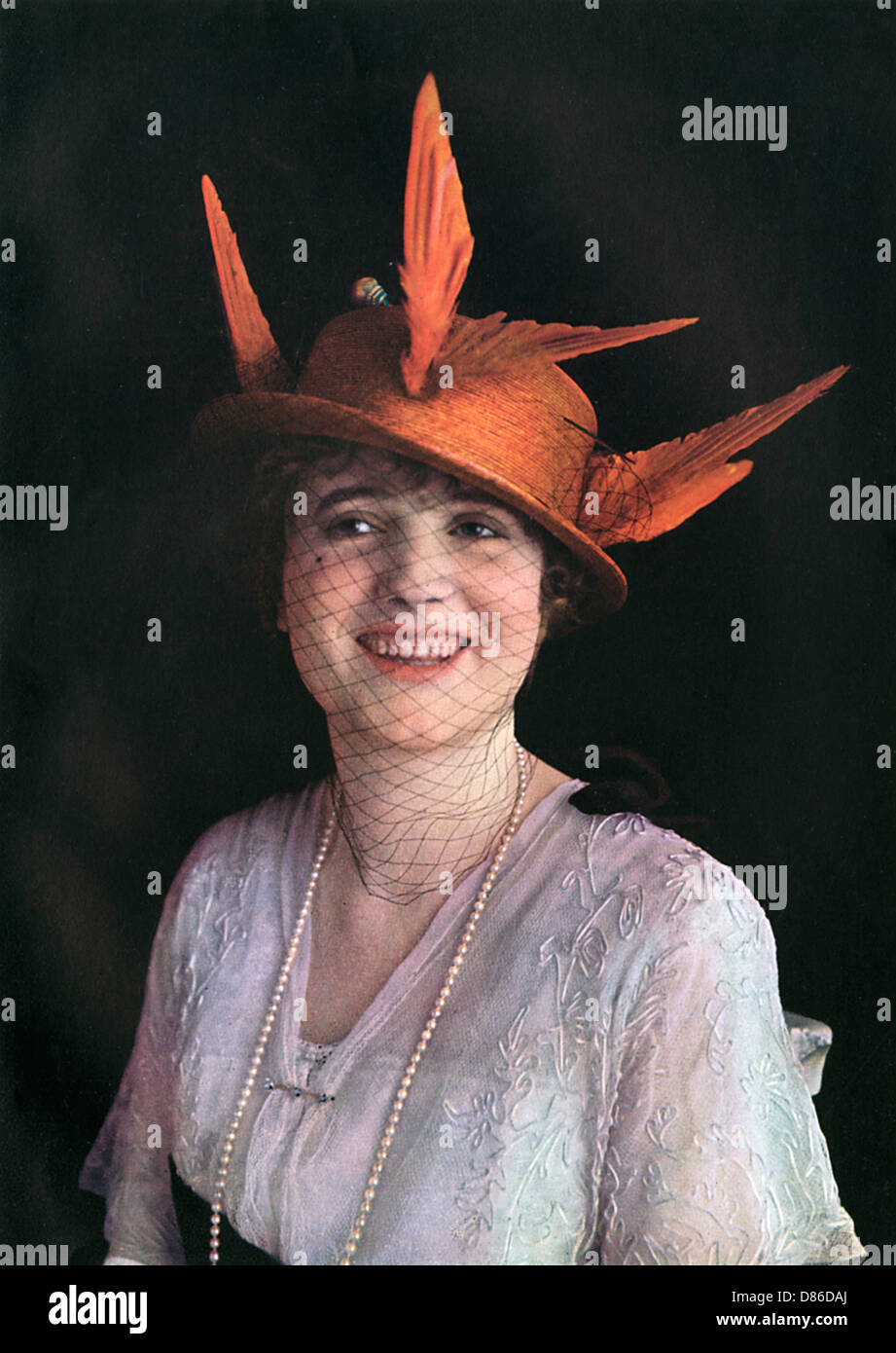 Portrait Of Mademoiselle Gina Palerme Stock Photo Alamy