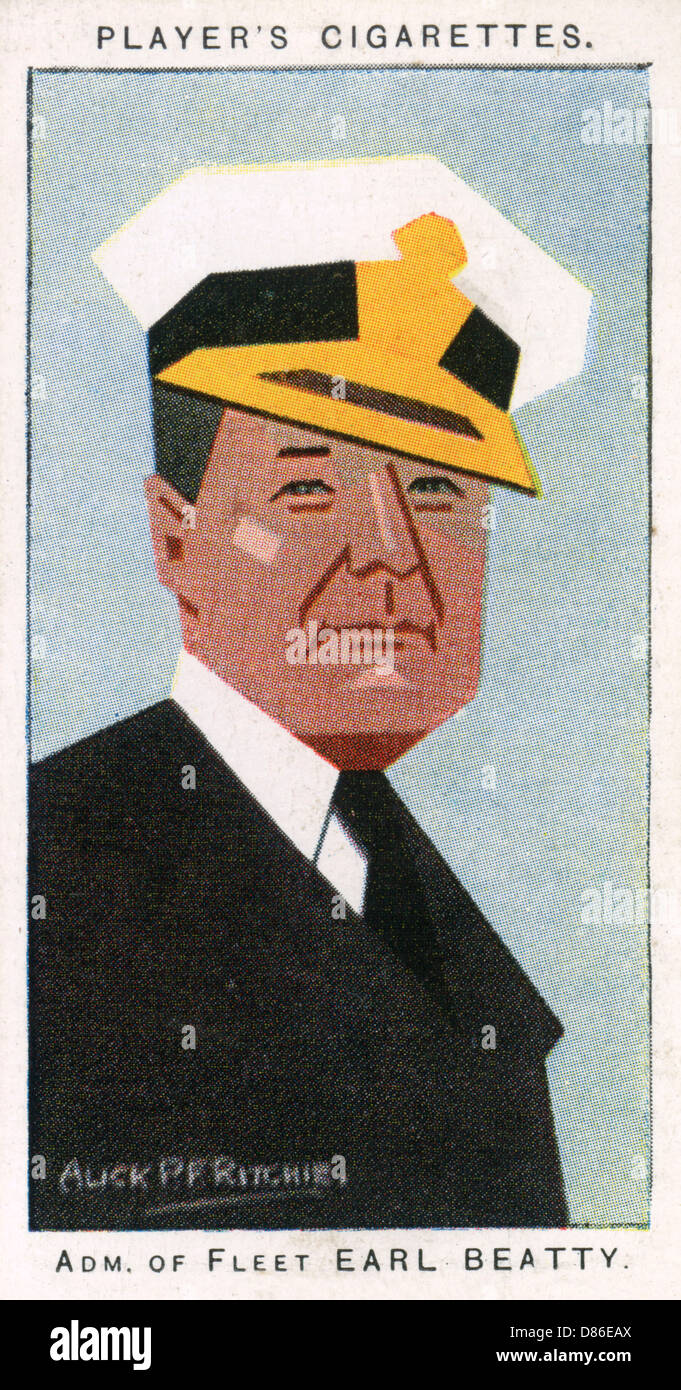 Admiral of the Fleet - 1st Earl Beatty Stock Photo