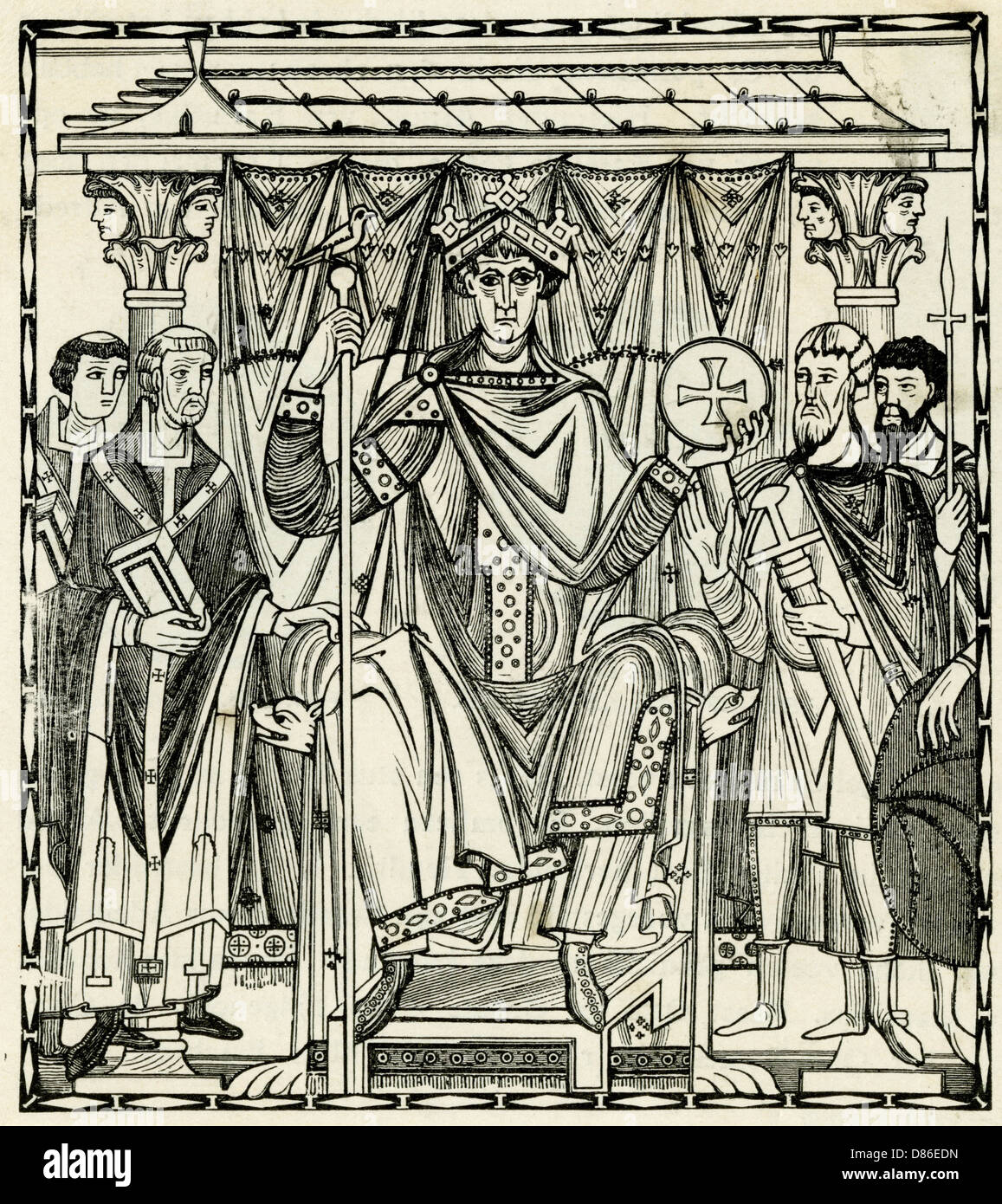 Otto III - Holy Roman Emperor Stock Photo