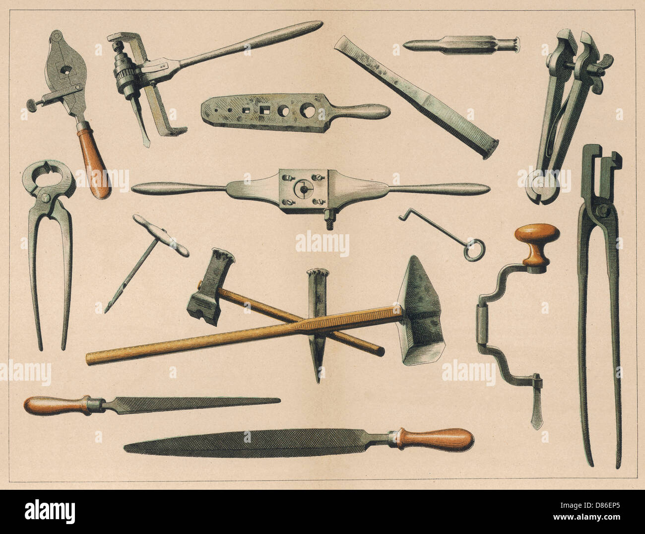 Blacksmiths tools hi-res stock photography and images - Alamy