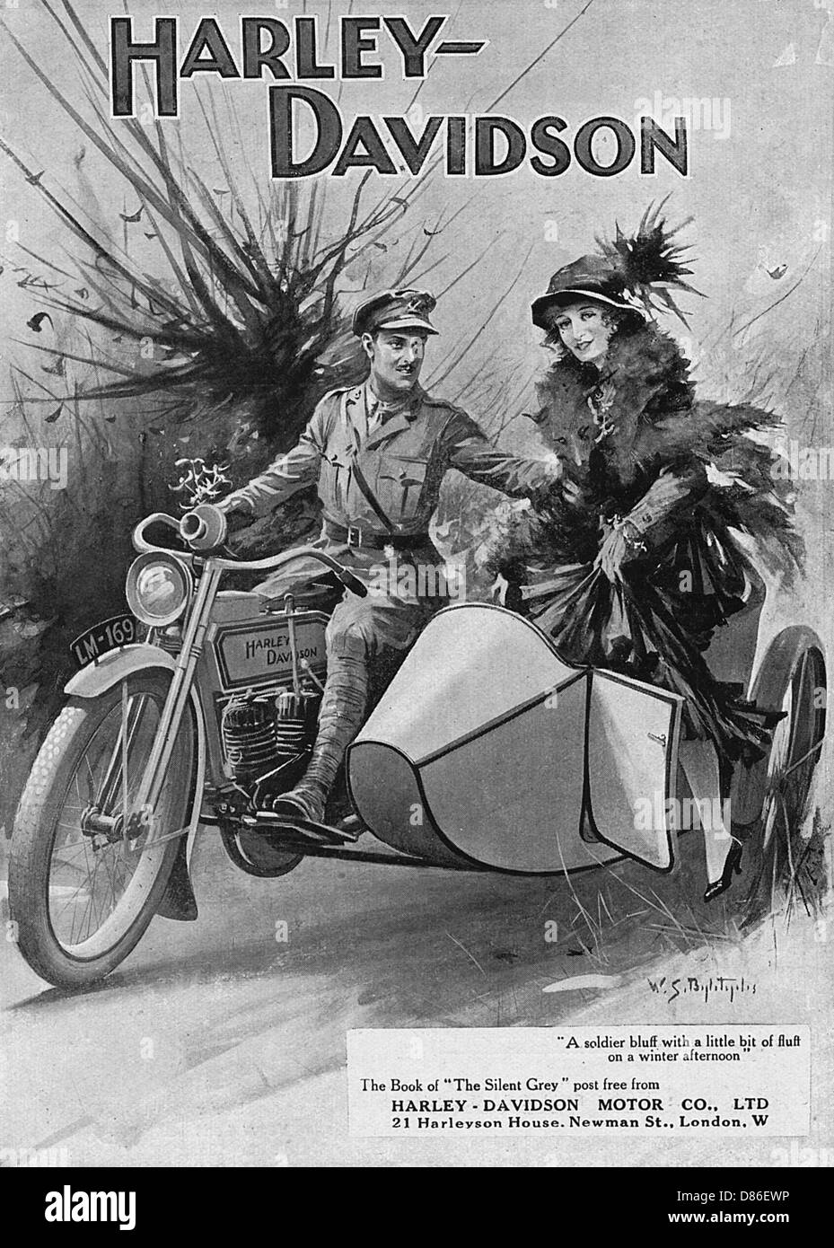 Harley Davidson старые плакаты