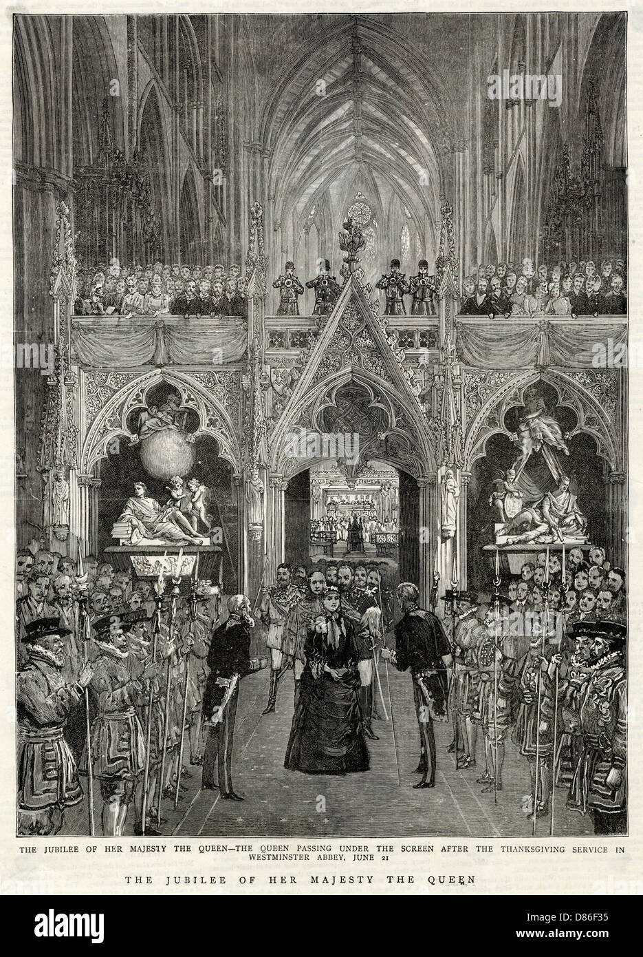 Golden Jubilee of Queen Victoria 1887 Stock Photo Alamy