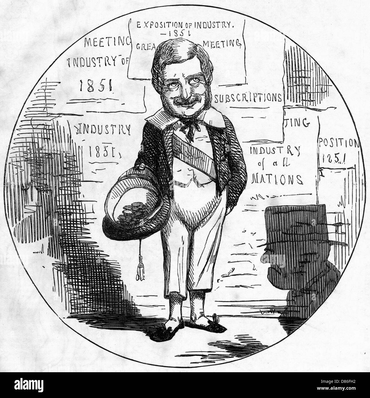 Prince Albert Soliciting Help for the Great Exhibition Stock Photo Alamy