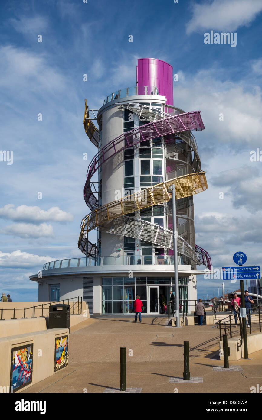 Redcar Beacon, Redcar, north east England. UK Stock Photo Alamy