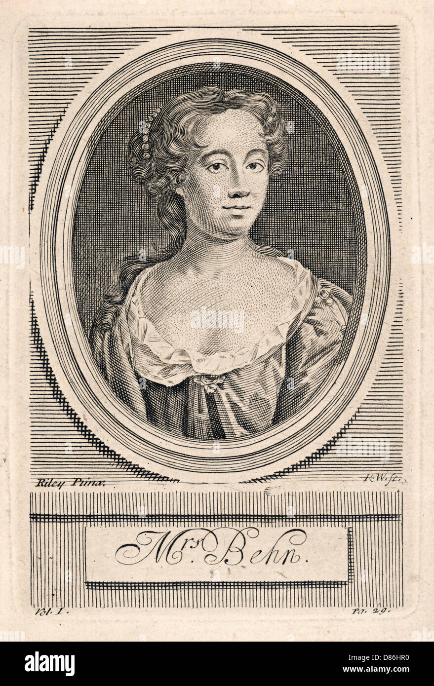 Aphra Behn Stock Photo Alamy