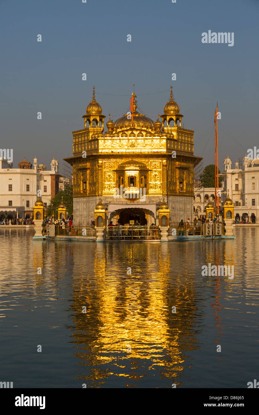 India, Punjab, Amritsar, Golden Temple Stock Photo