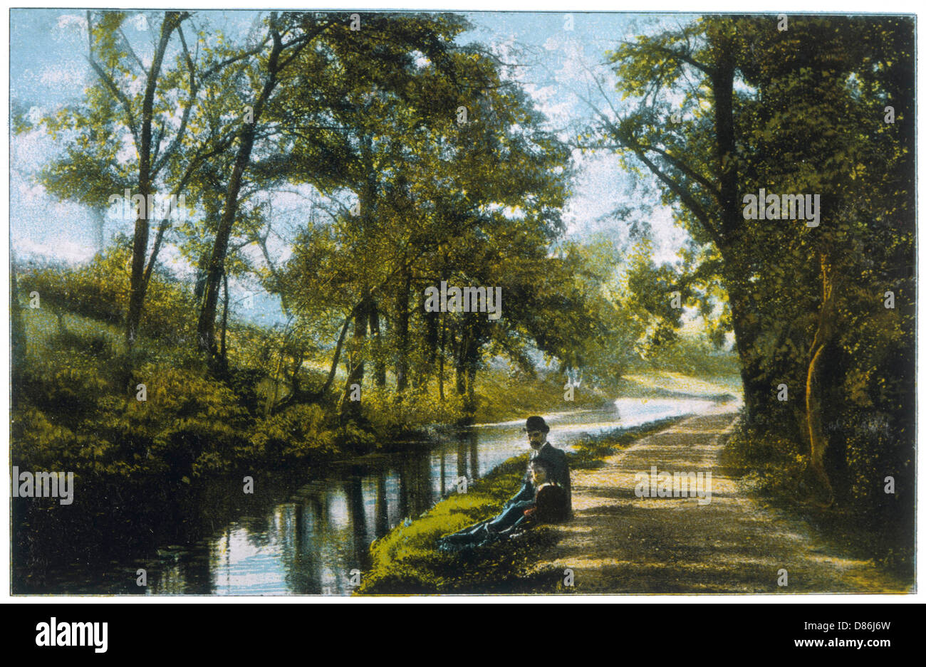 George Eliot Cov Canal Stock Photo