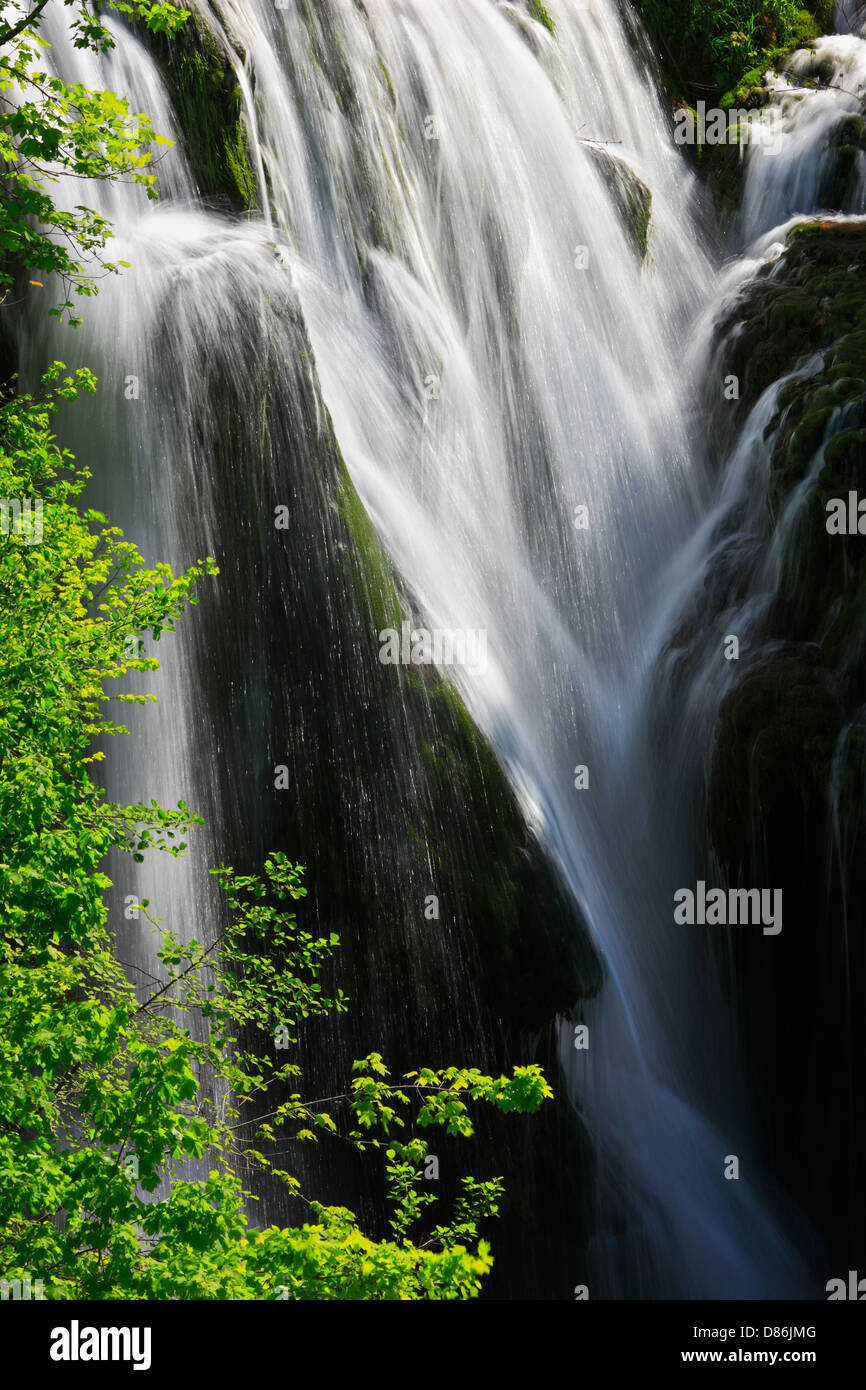 Waterfall nature landscape Stock Photo