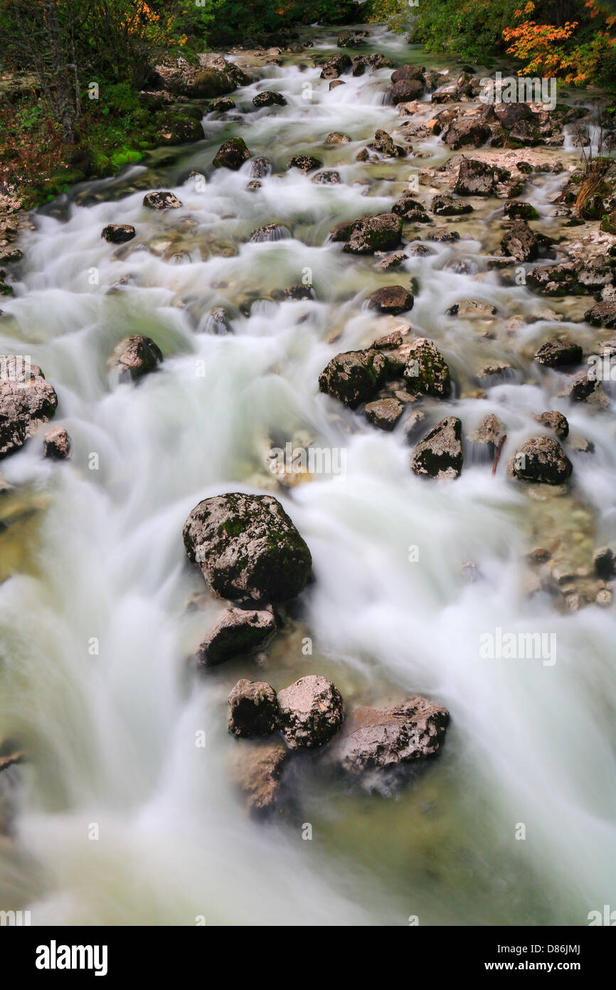 Savica river, Slovenia, Triglav national park Stock Photo