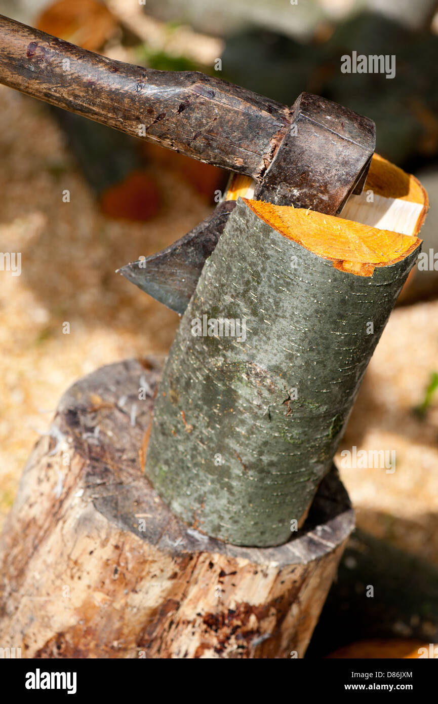 Impaled axe hi-res stock photography and images - Alamy