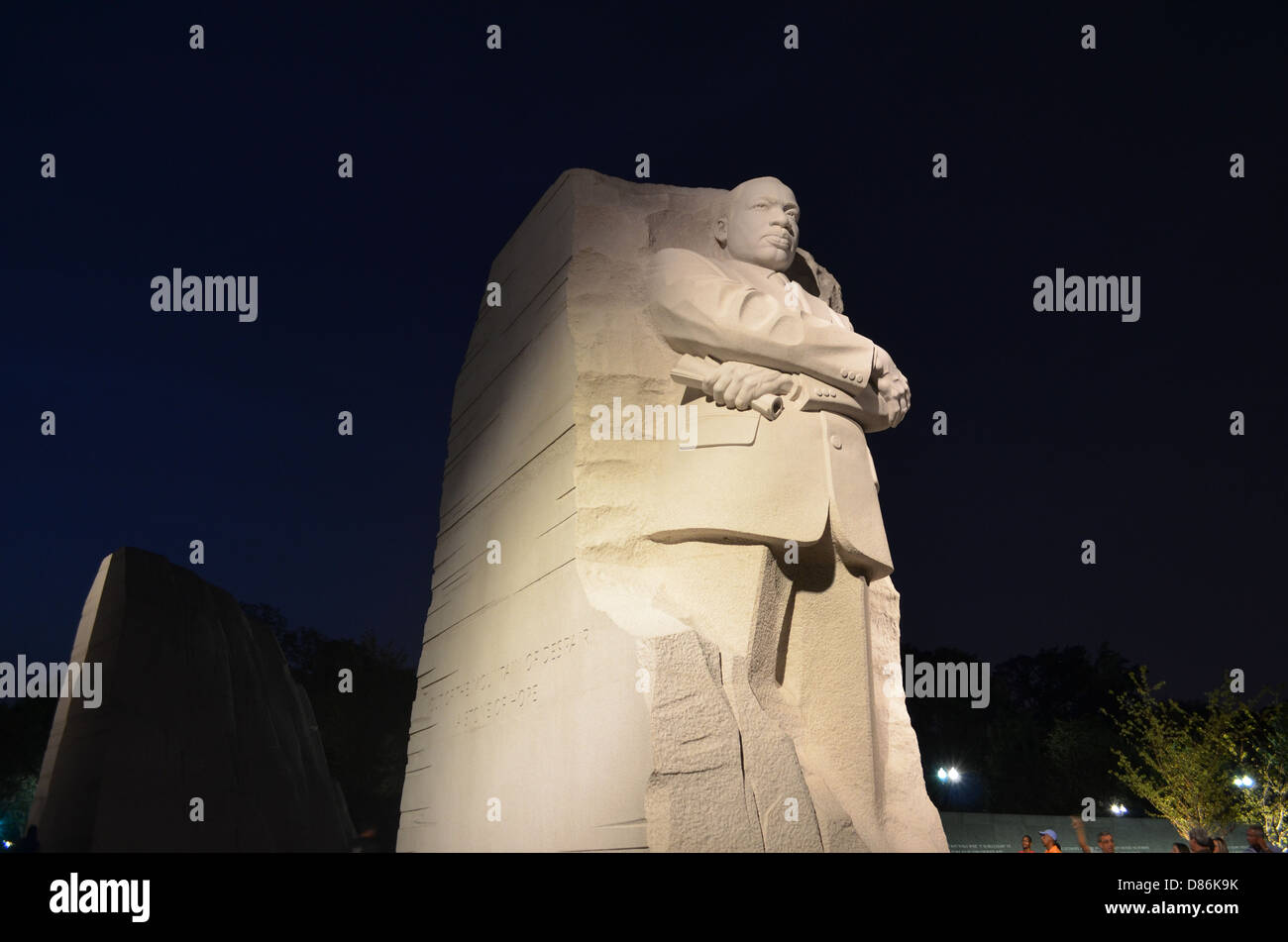 Martin Luther King Statue in Washington D.C. Stock Photo