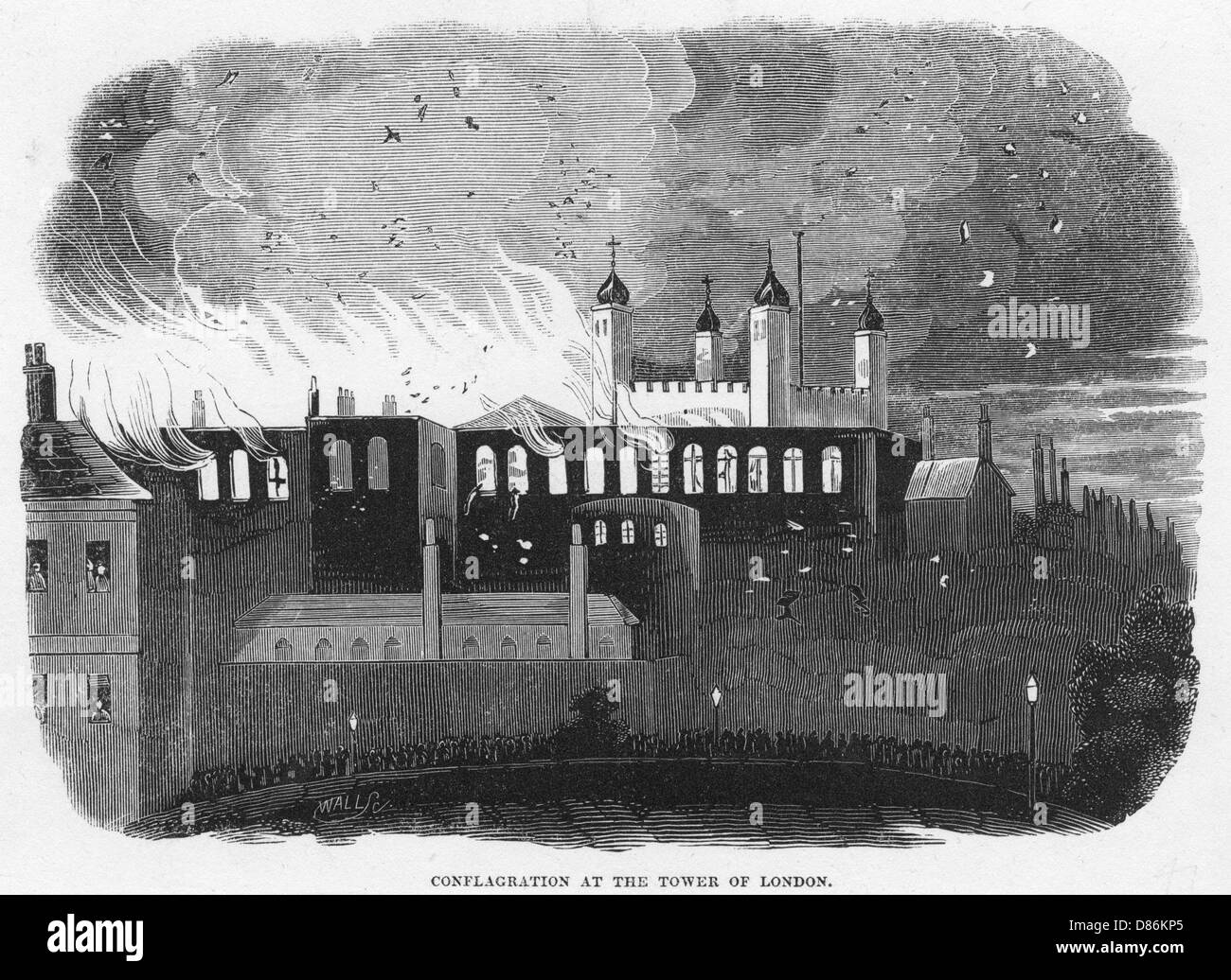 Tower london london england Black and White Stock Photos & Images - Alamy