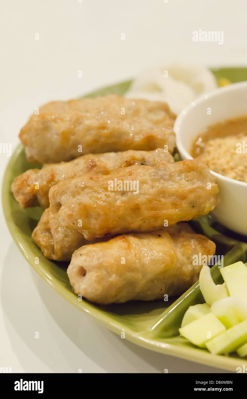 vietnamese cuisine , roasted pork (Nam Neung) Stock Photo