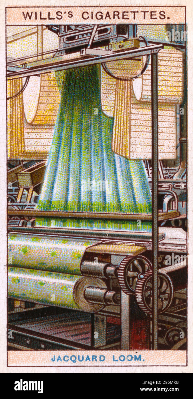 Jacquard loom hi-res stock photography and images - Alamy