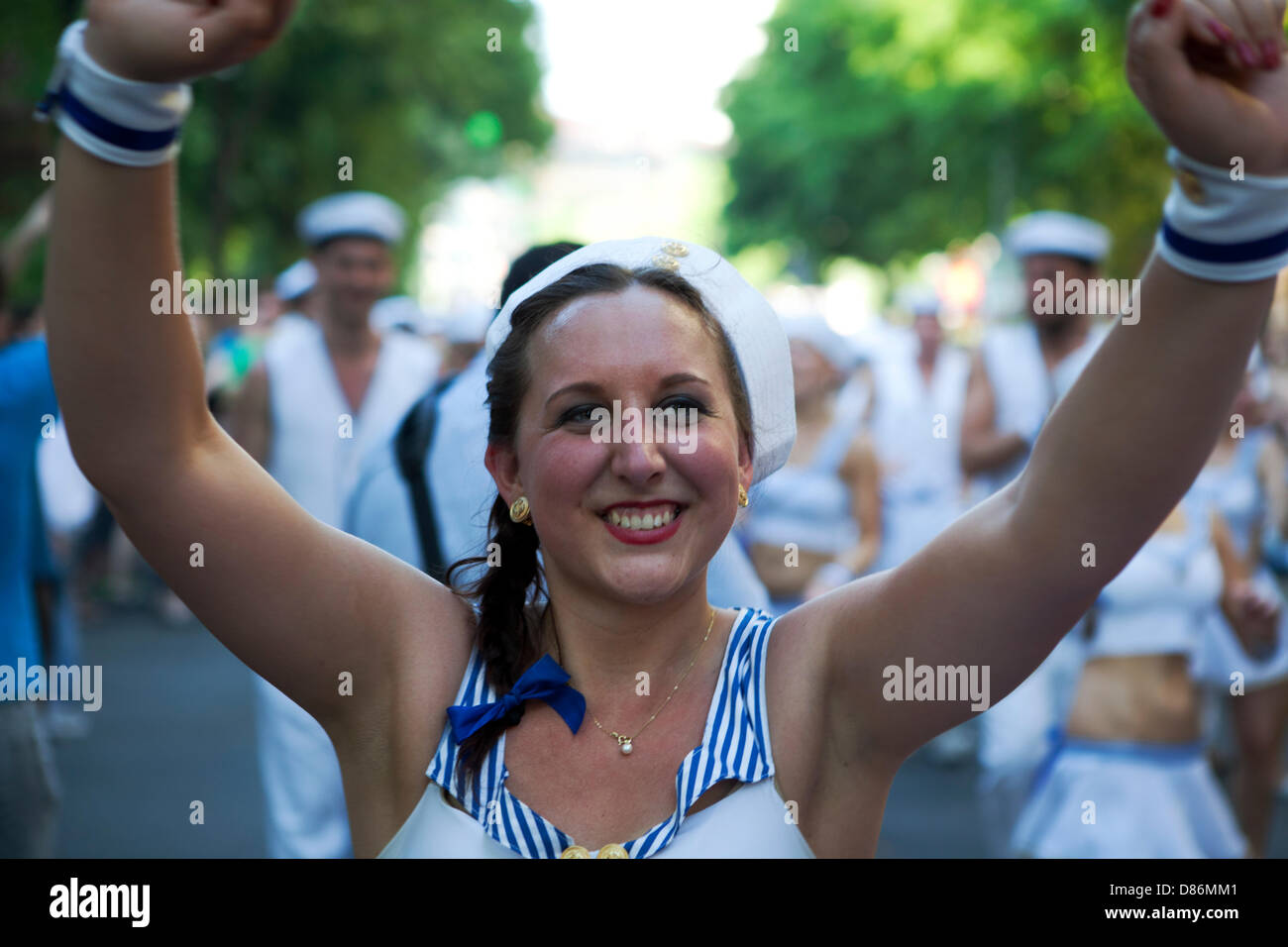 Berlin, Germany. 19th May 2013. Karneval der Kulturen - Annual Carnival and street party in Germany's Capital Berlin. Credit:  Rey T. Byhre / Alamy Live News Stock Photo