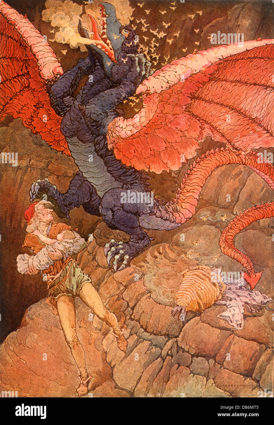 Folklore Dragons Stock Photo Alamy