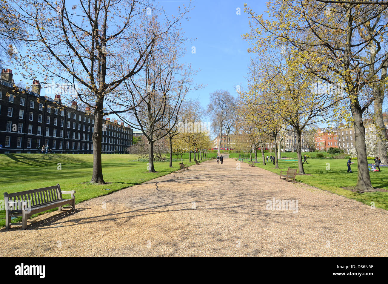 Gray's Inn Gardens in central London, UK. Stock Photo