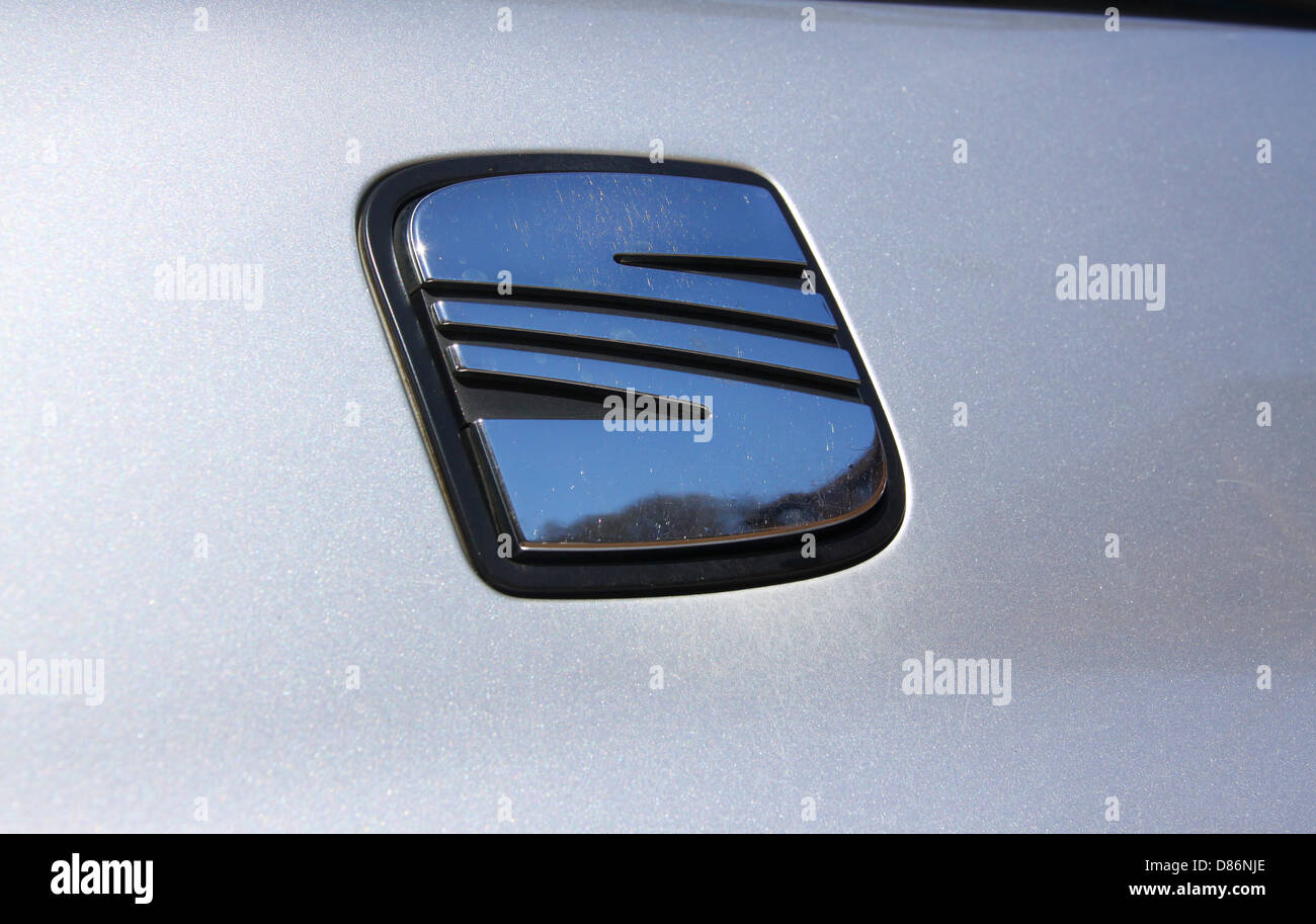 Seat car badge Stock Photo Alamy