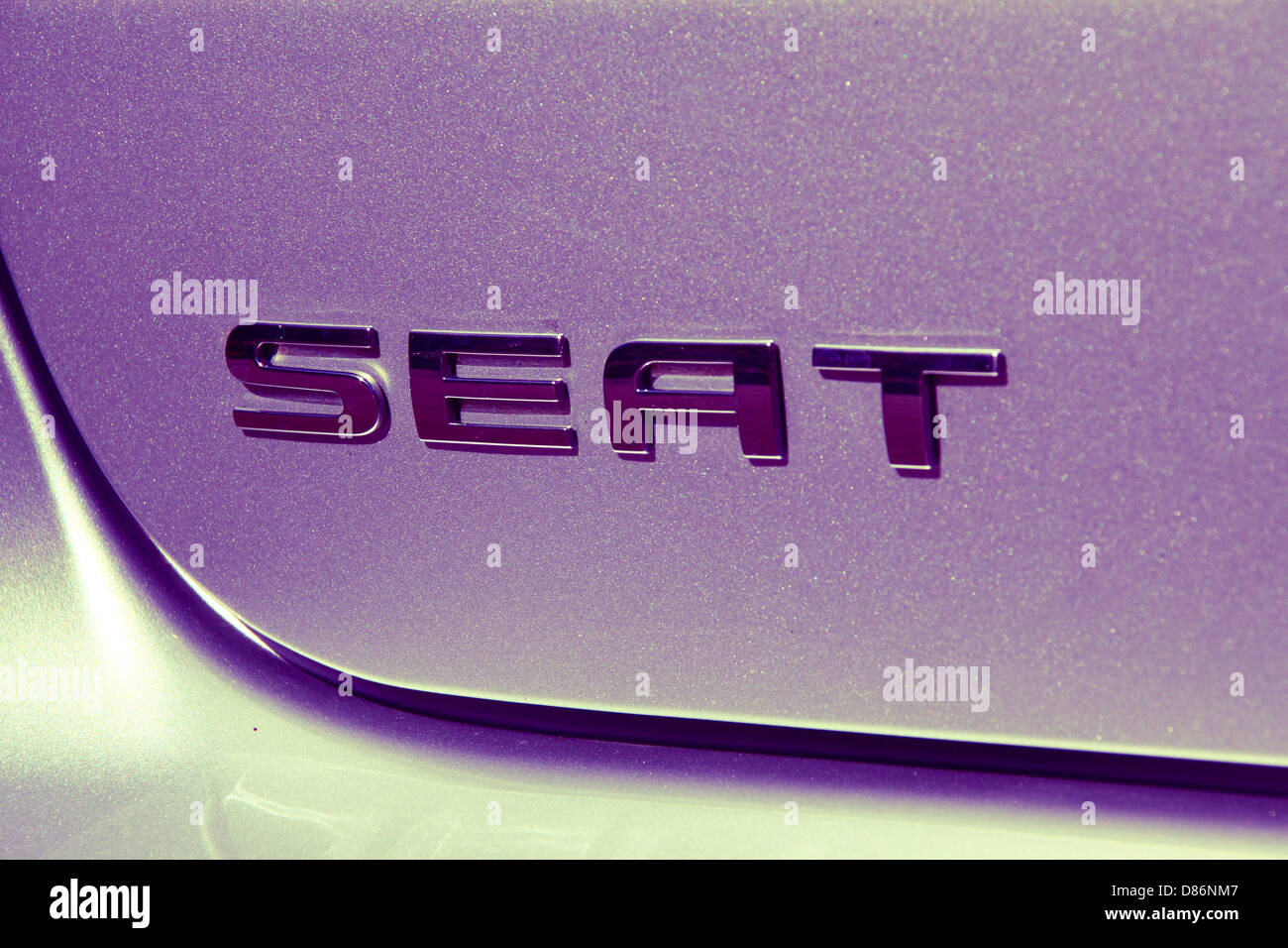 Seat car badge Stock Photo Alamy