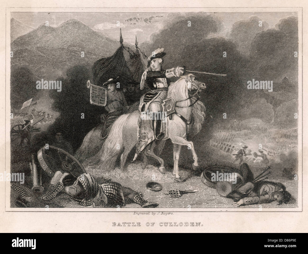The Battle of Culloden 1746 Stock Photo - Alamy