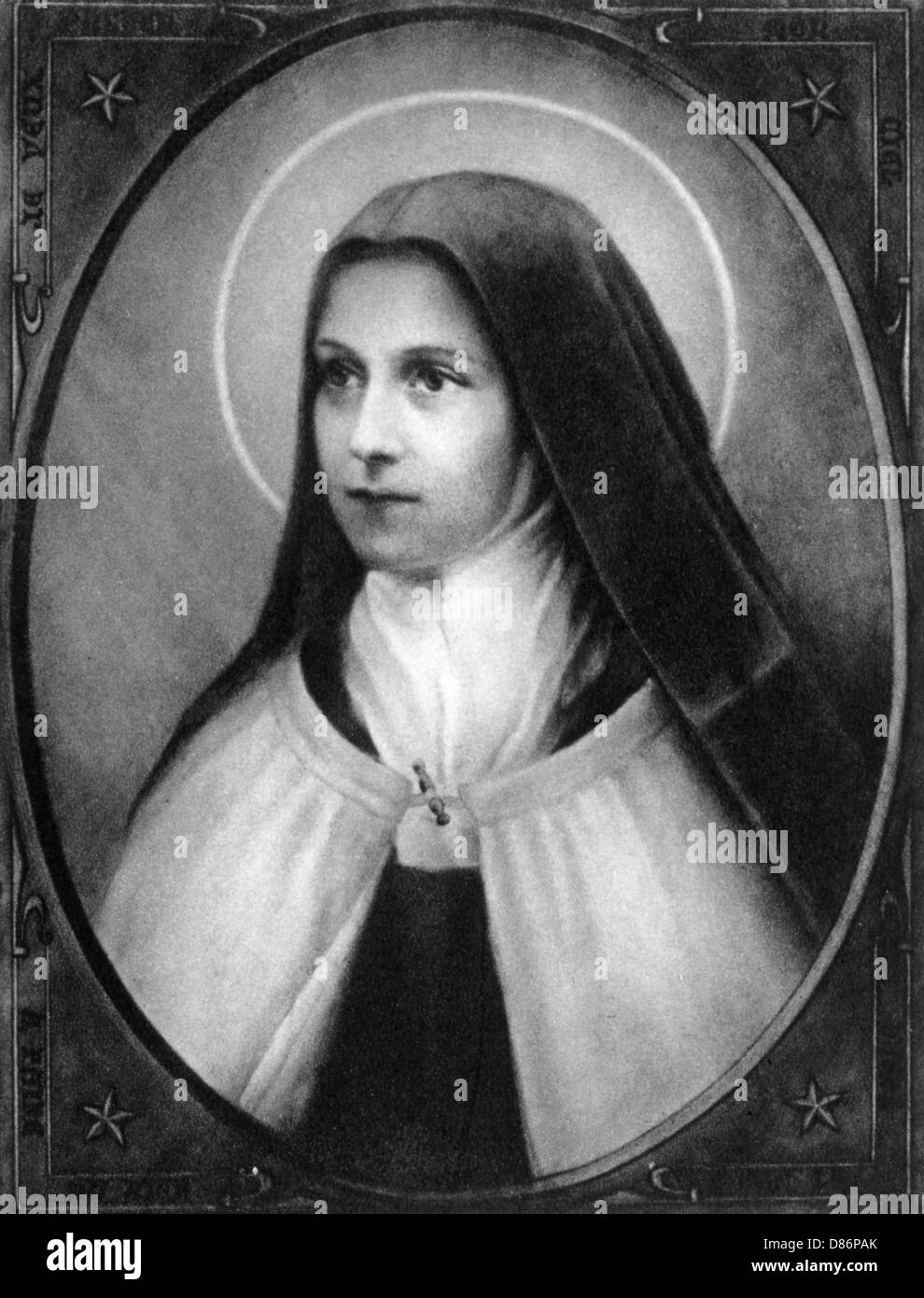 Therese Martin, St Therese of Lisieux. Stock Photo