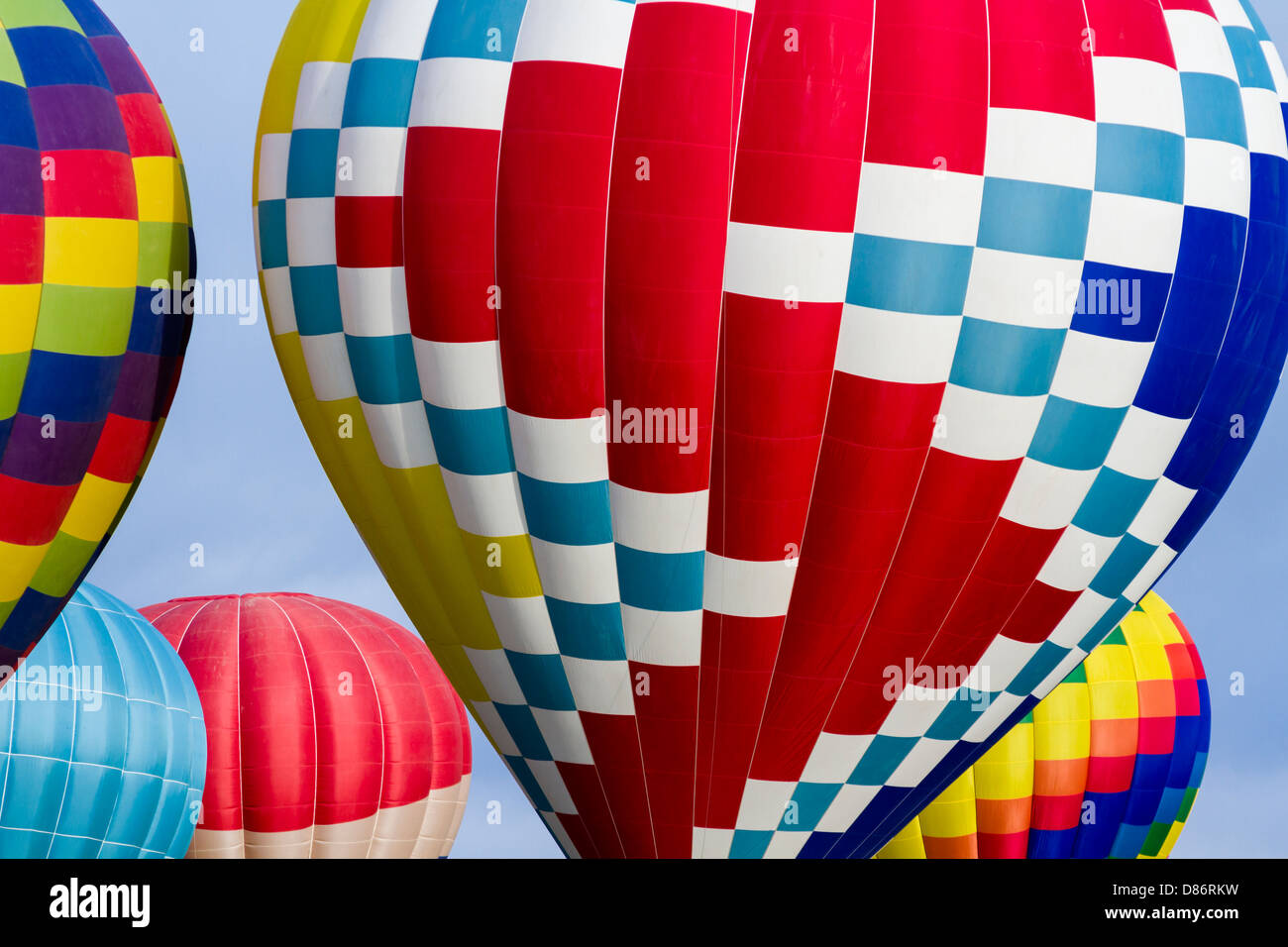 Annual hot air balloon festival in Erie, Colorado Stock Photo Alamy