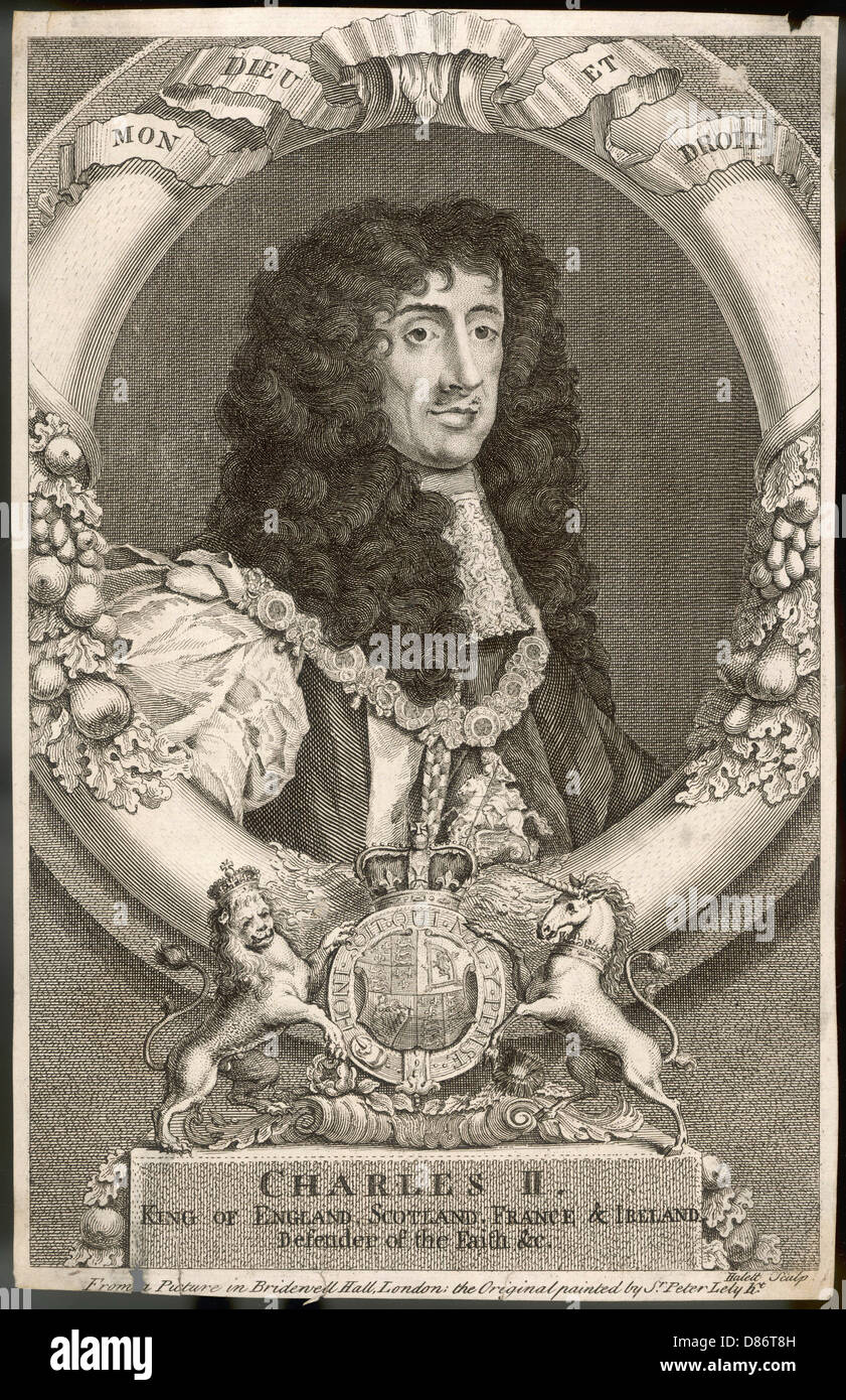1660 king of england charles ii hi-res stock photography and images - Alamy