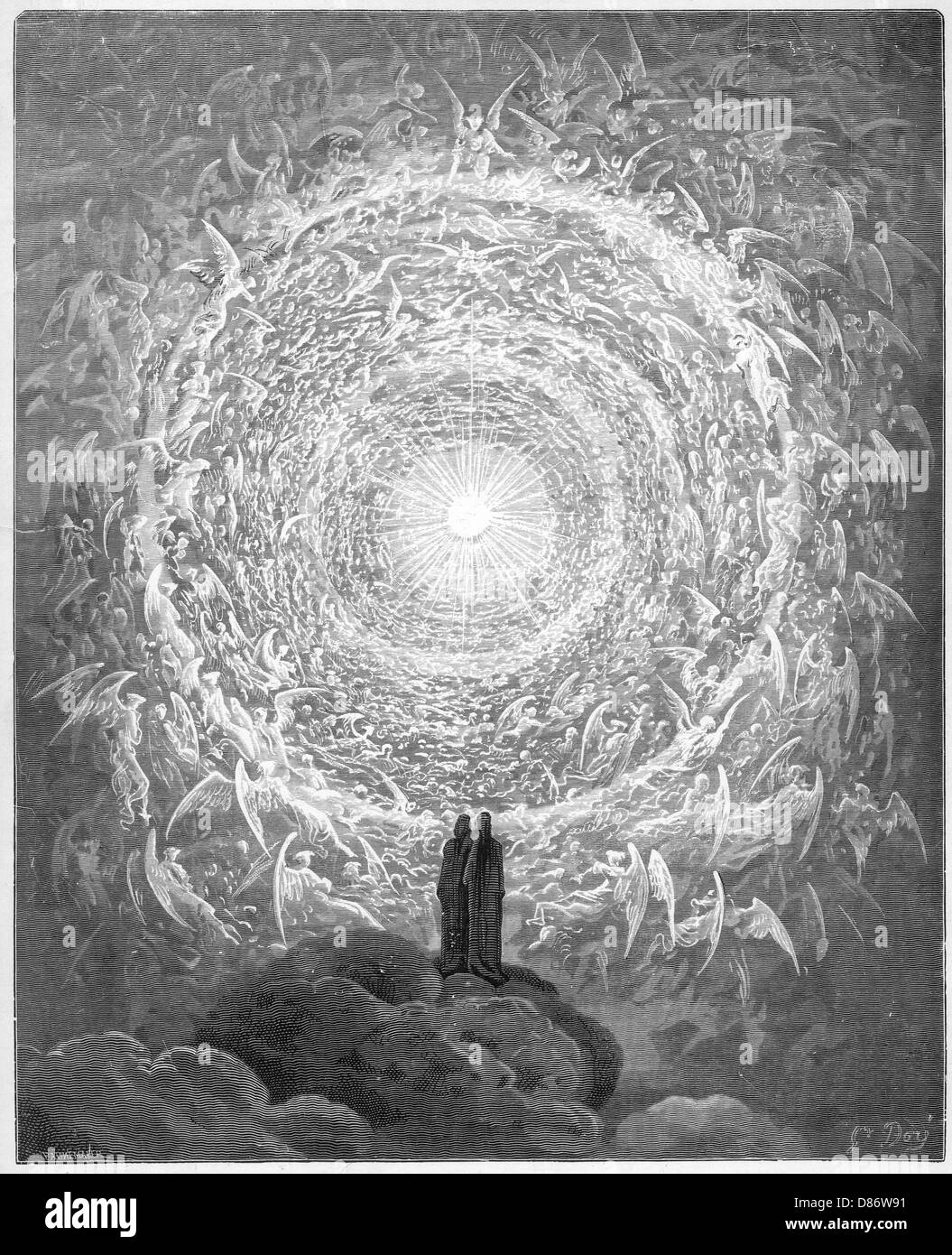 Angels of heaven Black and White Stock Photos & Images - Alamy